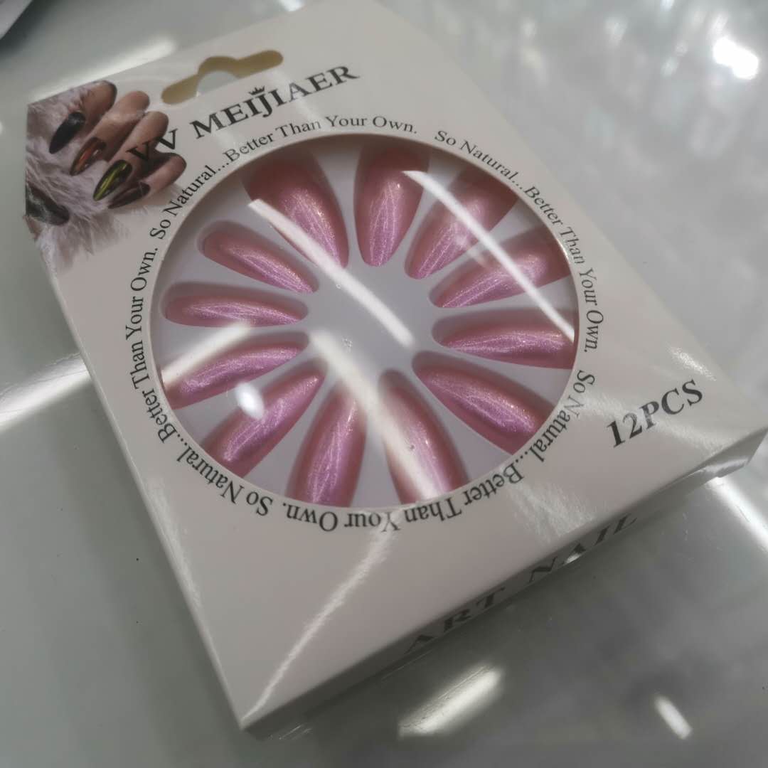 美甲指甲贴片穿戴式女甲片成品可反复使用拆卸假指甲可取可摘可戴01