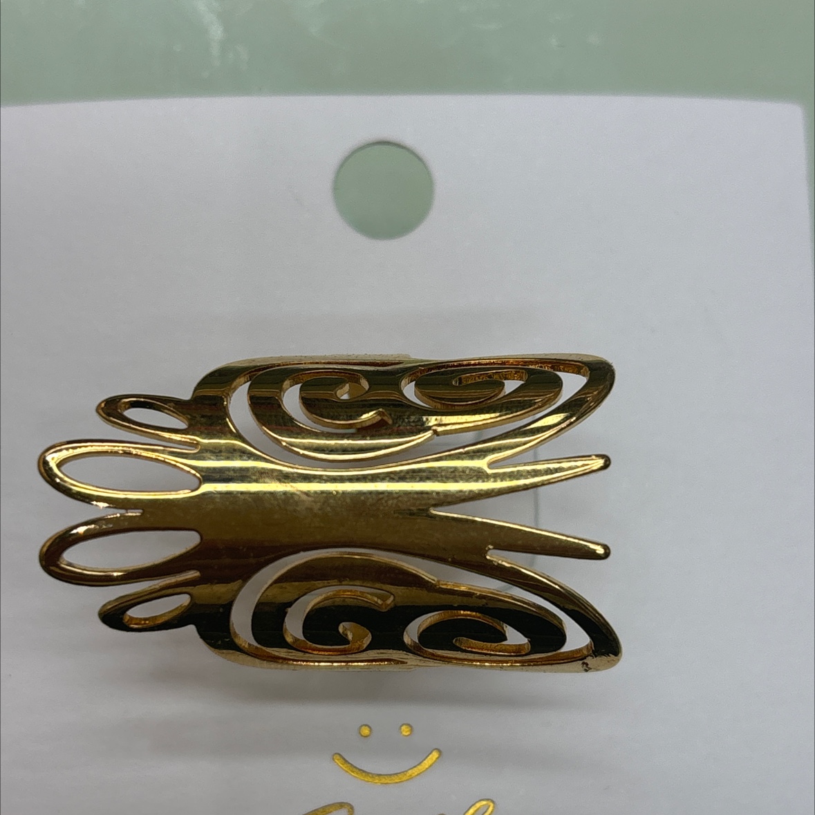 不锈钢夸张戒镀24K金流行时尚系列潮流女式戒指