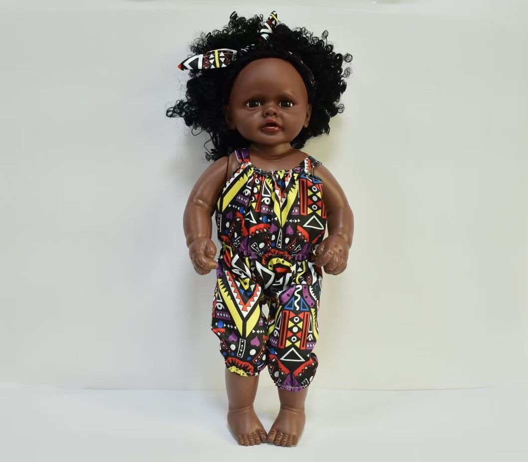 A doll reborn with an empty body and a vinyl body toy details Picture