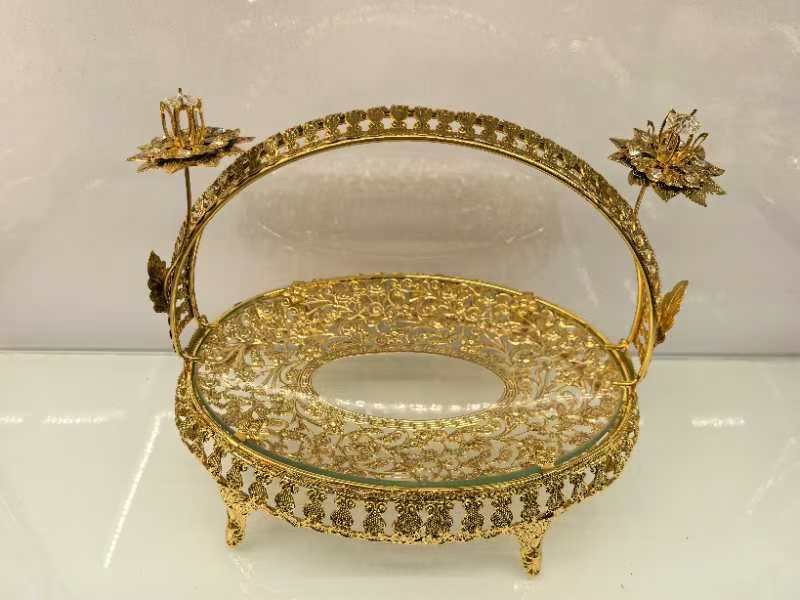 金九金属工艺品水果盘产品图