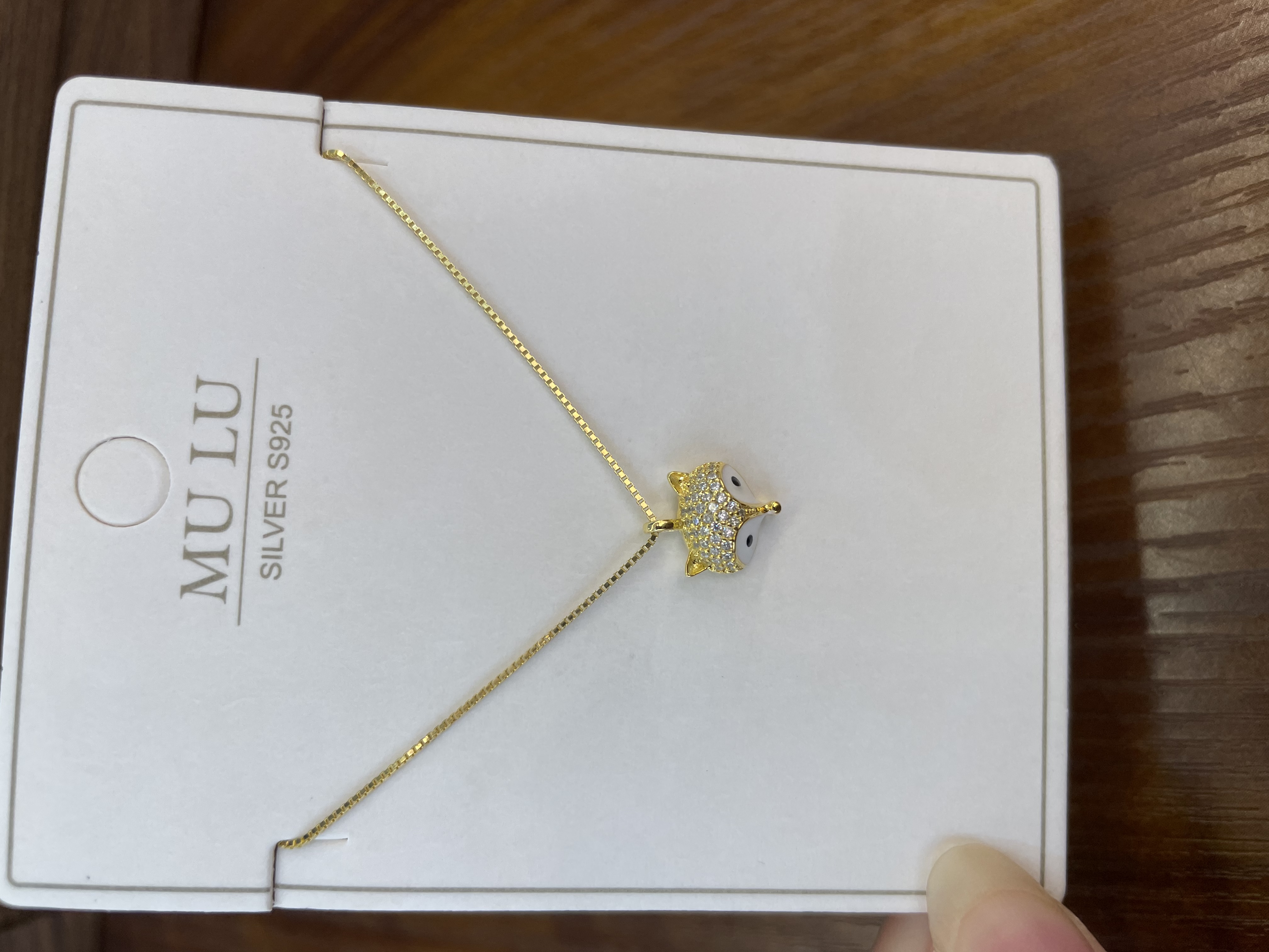 项链/珍珠项链/珍珠/银饰/砖石项链细节图