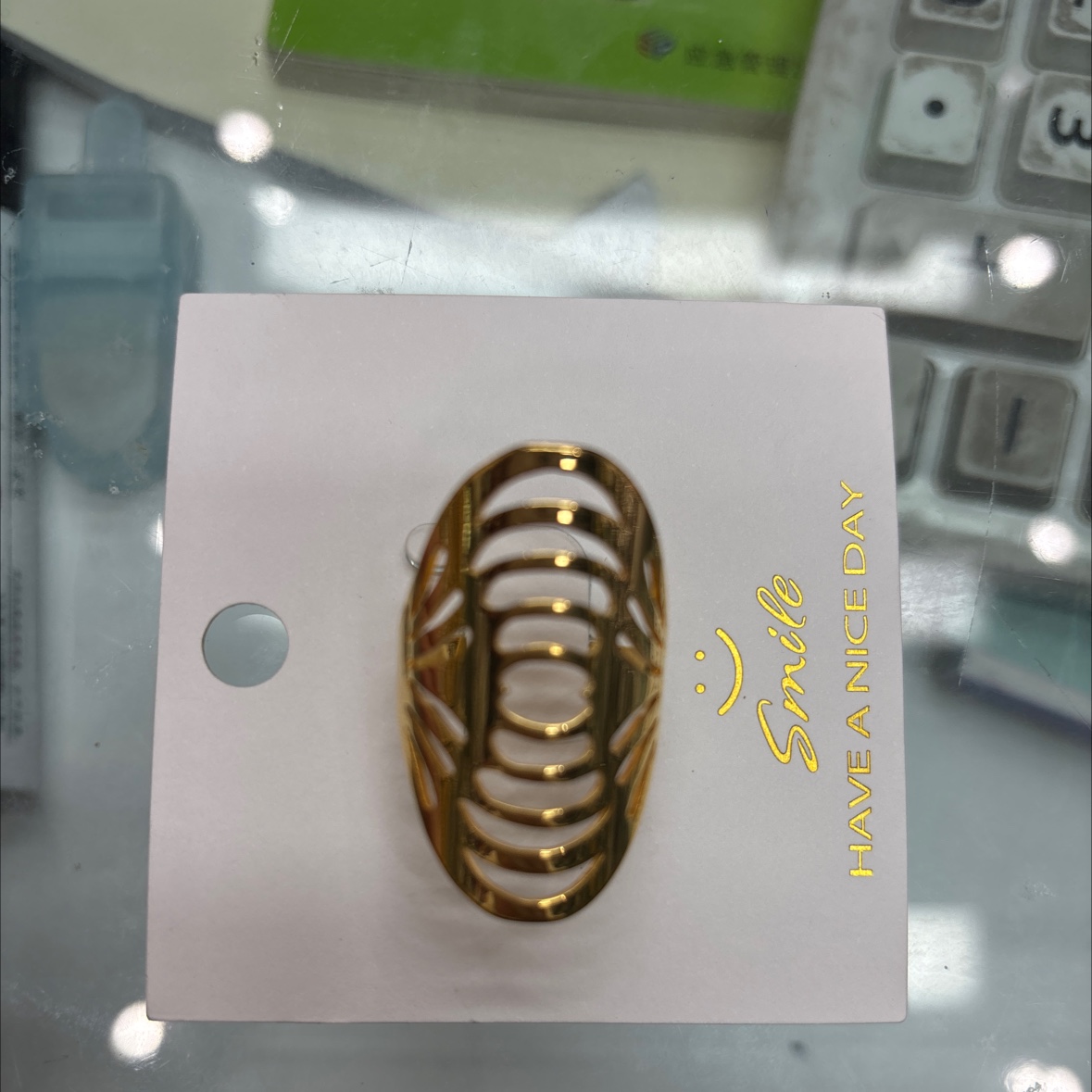 不锈钢夸张戒指电24K金流行趋势时尚潮流个性戒指