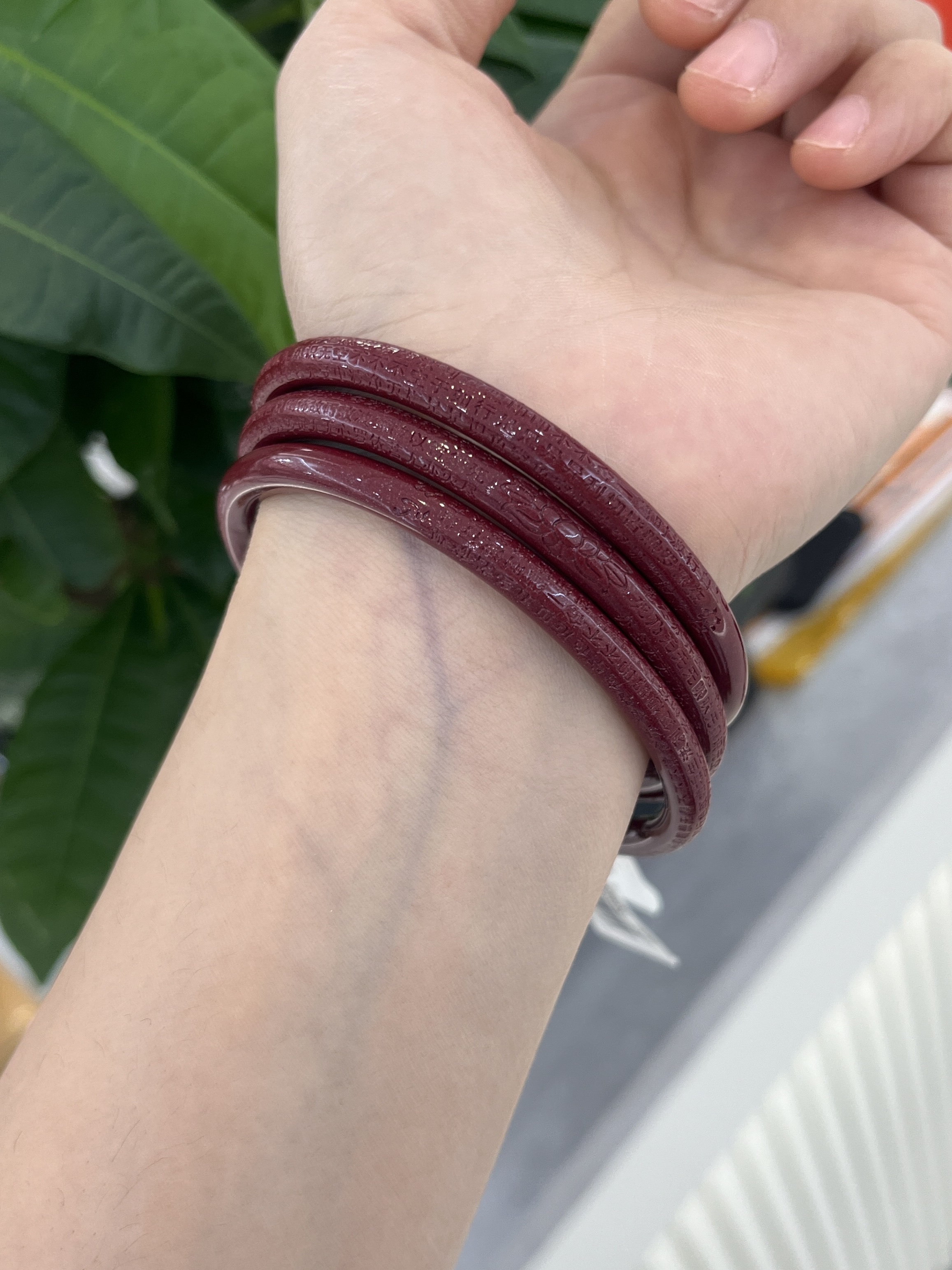 Cinnabar bracelet, jade bracelet, exquisite style, fashionable bracelet, high-quality cinnabar material wrist decoration
