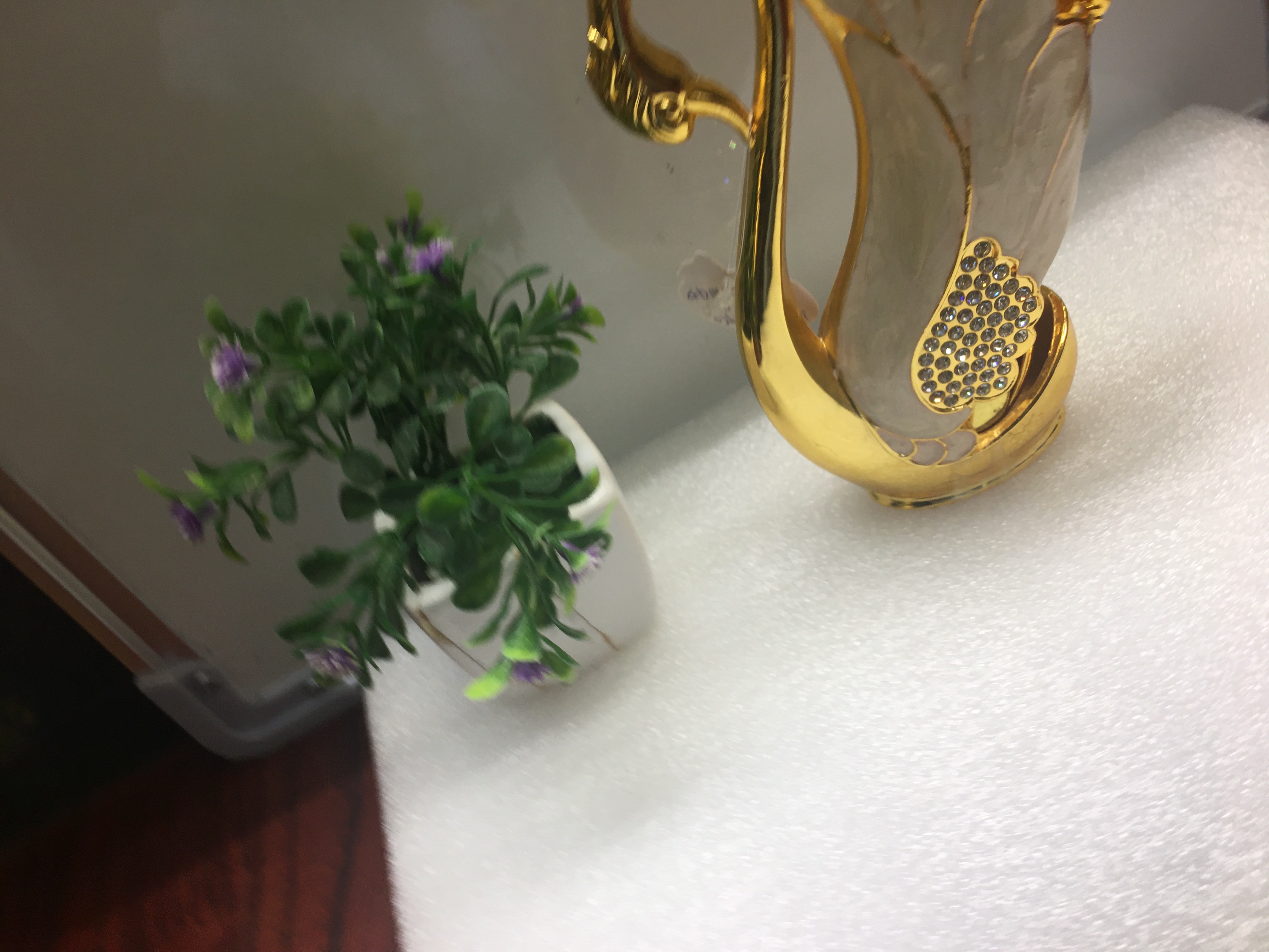 欧式轻奢镶钻优雅天鹅勺子 高颜值水果勺子产品图