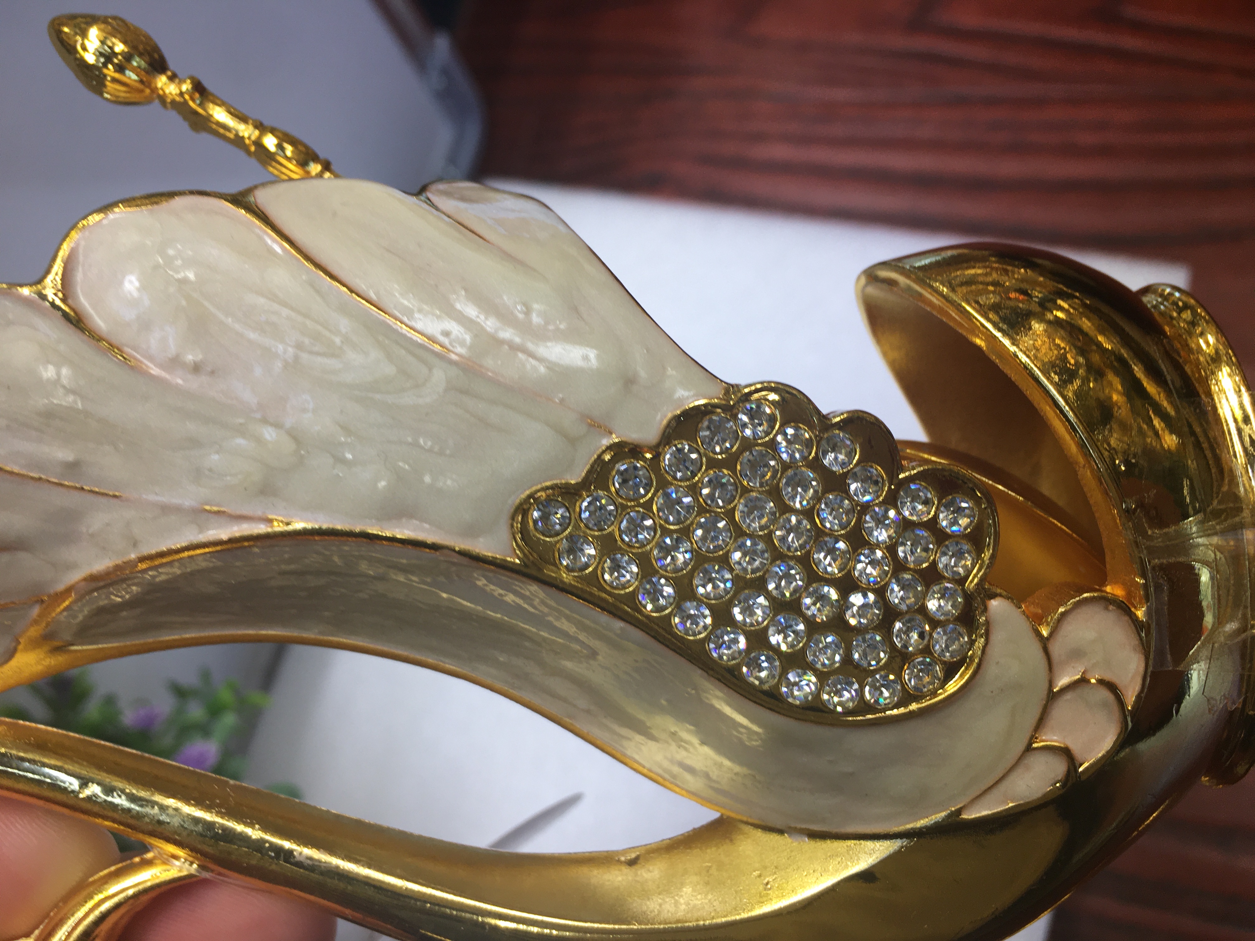 欧式轻奢镶钻优雅天鹅勺子 高颜值水果勺子详情图8