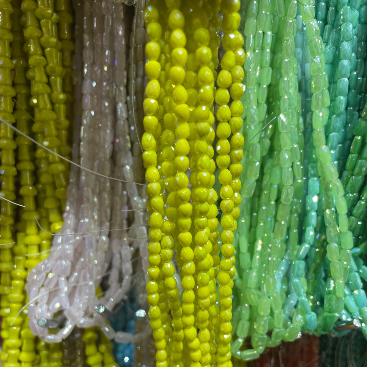 草莓珠陀螺卡4多面型琉璃珠散珠 玻璃珠 珠子 手工DIY串珠材料包 精美耐磨光滑珠子 手链项链制作配件嫂子水晶细节图