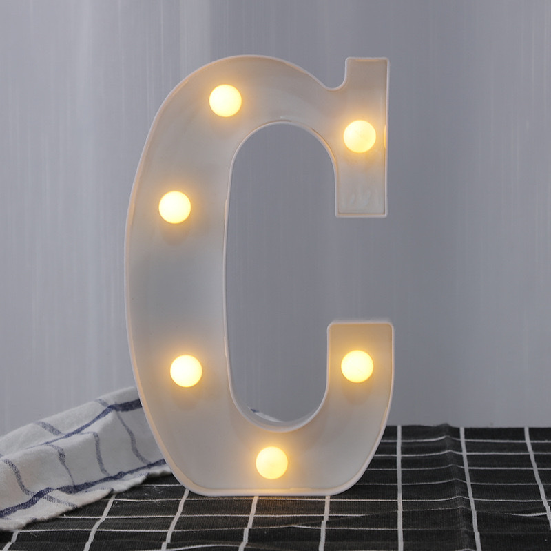 Letter light-emitting toys, party-shaped lights detail image 3