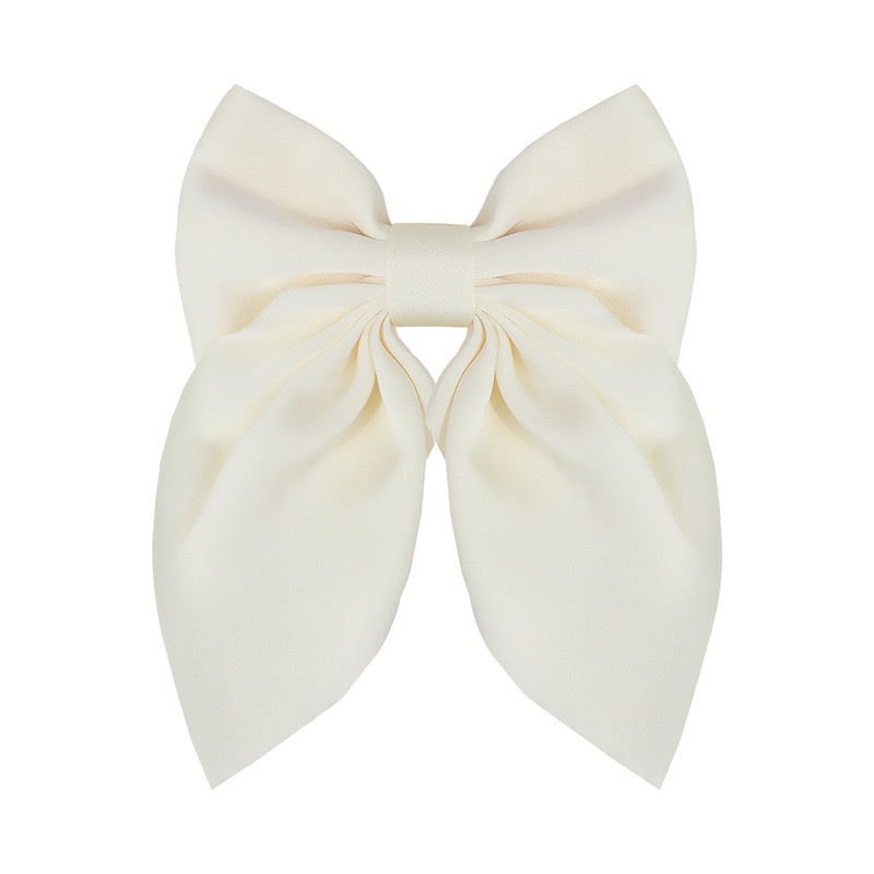 咖色系美拉德飘角蝴蝶结发夹纯色布艺缎面发卡跨境女生领结发饰 发夹发饰详情图7