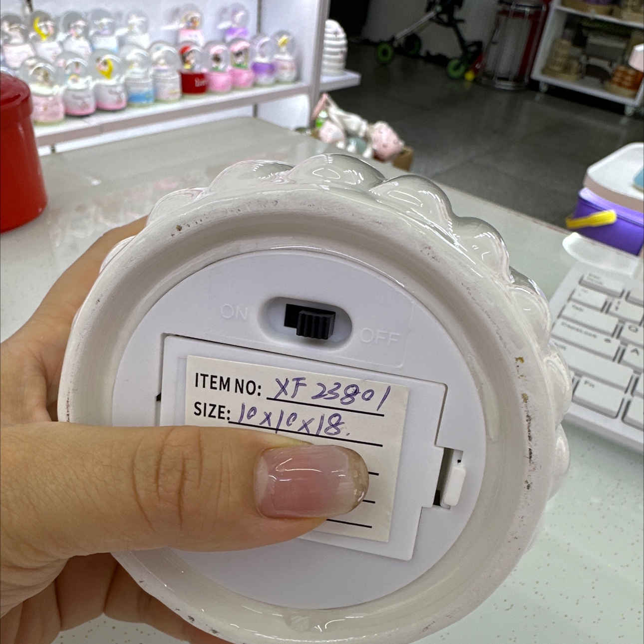 0000陶瓷摆件，灯光，电池，礼品，家居详情图3