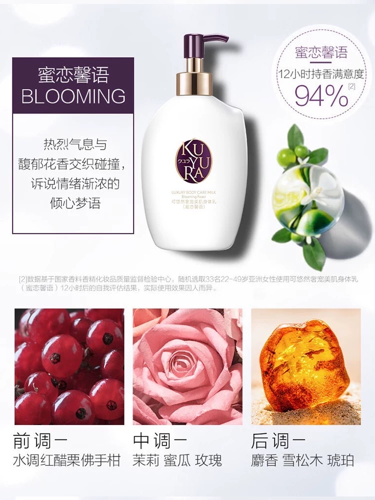 Keyou Ran Luxury Beauty Body Lotion 300ml (Ning Cheng Xin Xiang) (Mi Lian Xin Yu) detail image 3