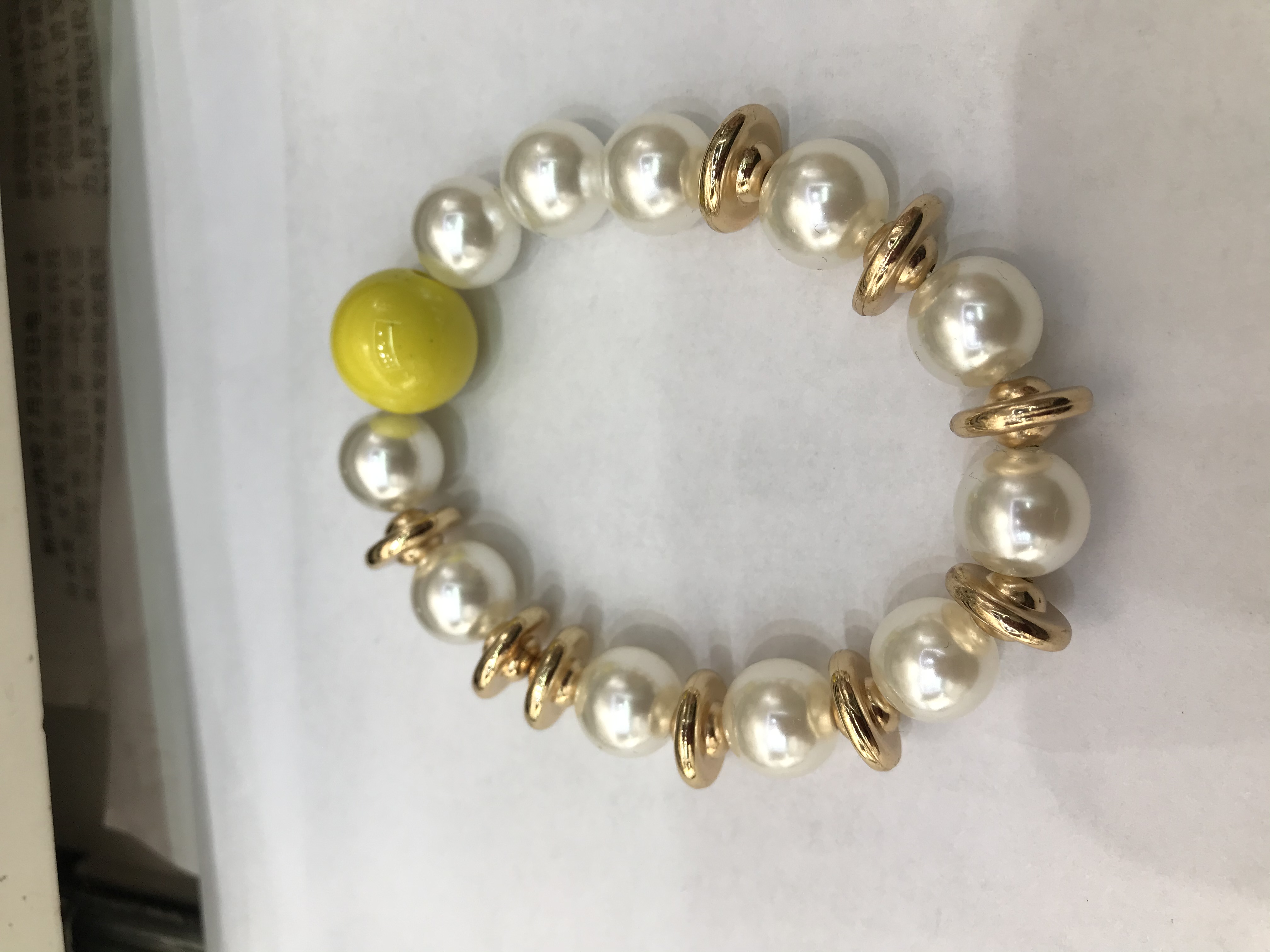 珍珠手链松石手串 精致饰品 手链女款时尚潮流饰品 珍珠松石手串优雅气质手链详情图6