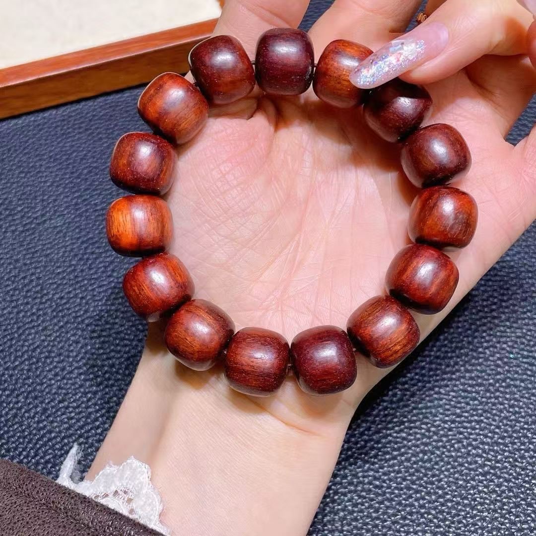 Men wear exquisite hand-woven cultural and artistic bracelets as fashionable accessories details Picture