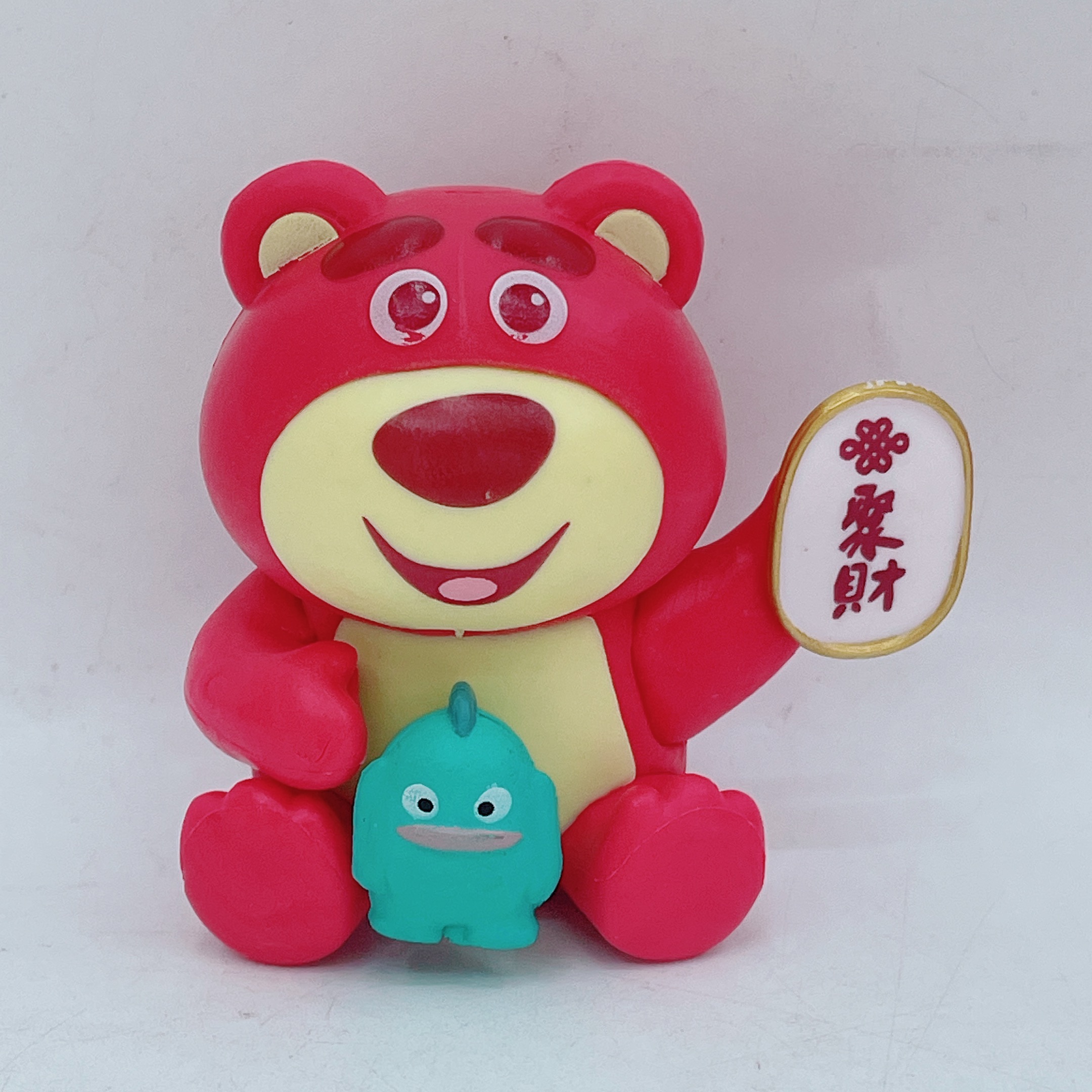 6 Cute Strawberry Bear plush car ornaments Cake Series gifts pic 4
