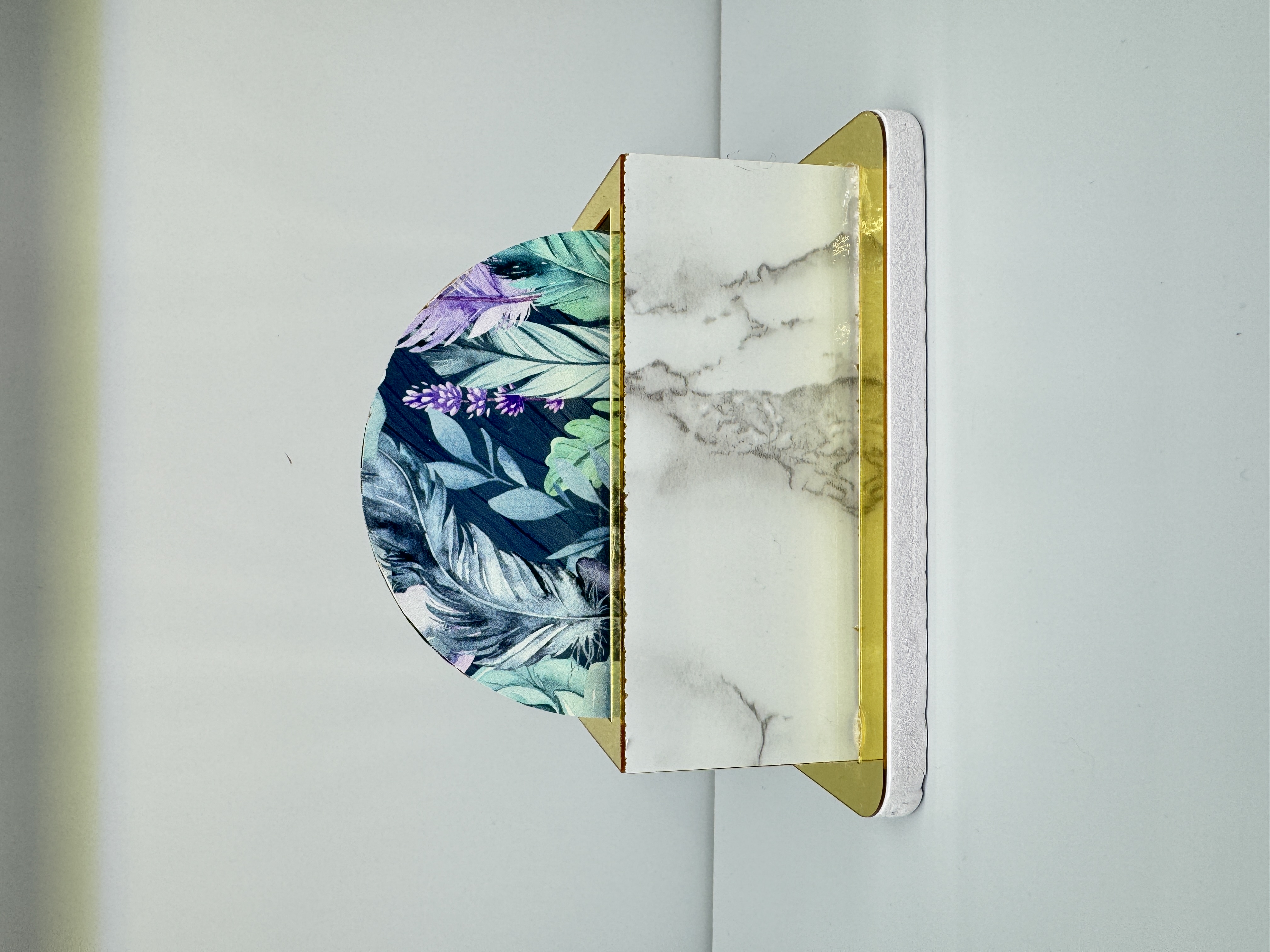 杯垫厨房耐热木质家庭金色手工DIY木制玩具详情图1