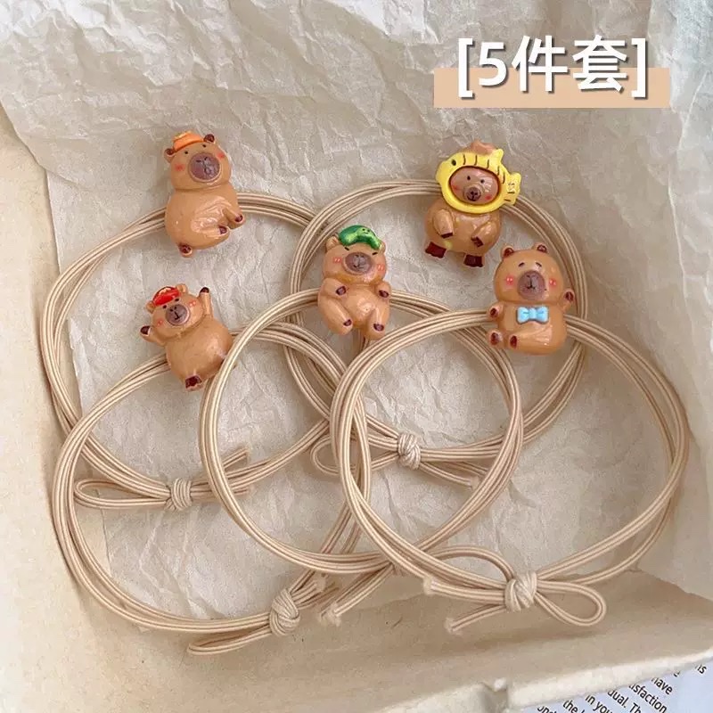 卡皮巴拉皮筋白底实物图