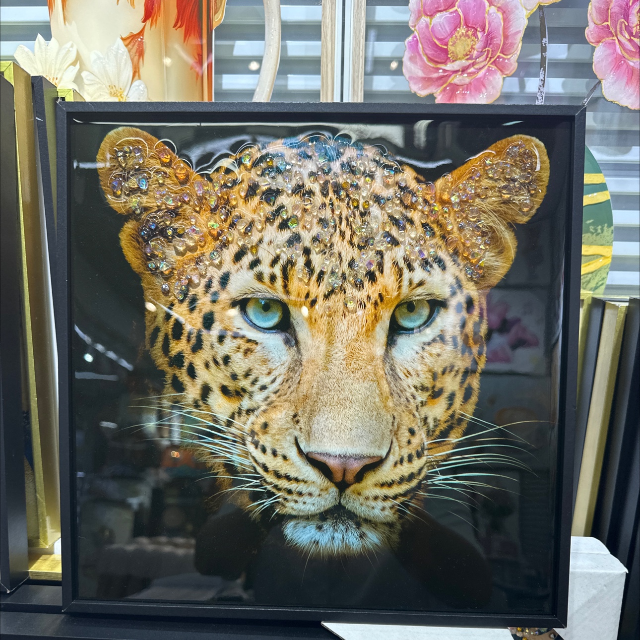 金钱豹装饰画￼