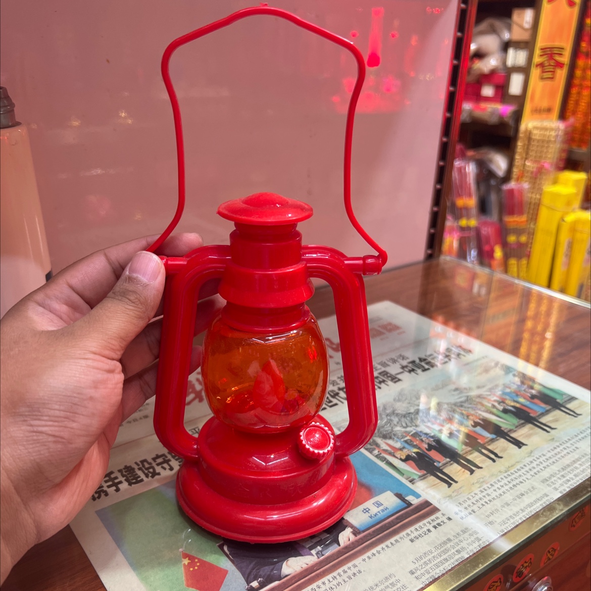 Lotus lamps for the Buddha hall, special Buddhist items for chanting the Buddha's name, decoration for the altar, spiritual enhancement, wedding lanterns, lanterns for descendants, eternal lamps, new house entrance lamps, horse lanterns, single-use battery-powered models detail image 4