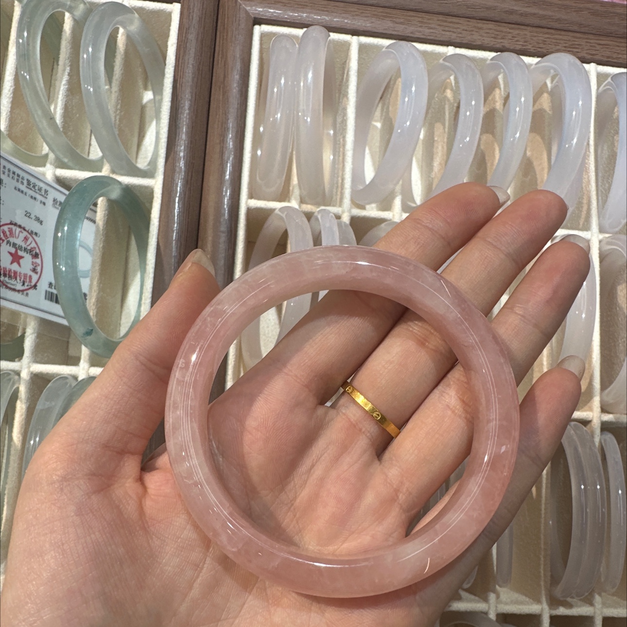 翡翠蜜蜡吊坠手串配珠 手镯女款不规则设计 名媛风格 手串珠宝首饰手串配珠手串手串配珠手串配珠翡翠手串详情图3