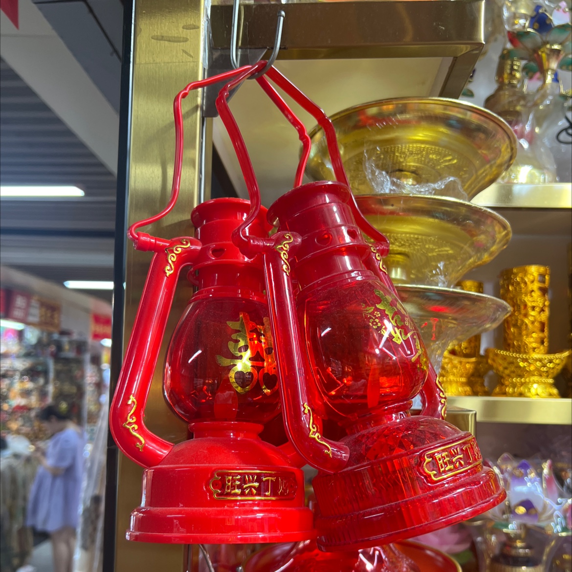 Lotus lamps for the Buddha hall, special Buddhist items for chanting the Buddha's name, decoration for the altar, spiritual enhancement, wedding lanterns, lanterns for descendants, eternal lamps, new house entrance lamps, horse lanterns, single-use battery-powered models detail image 3