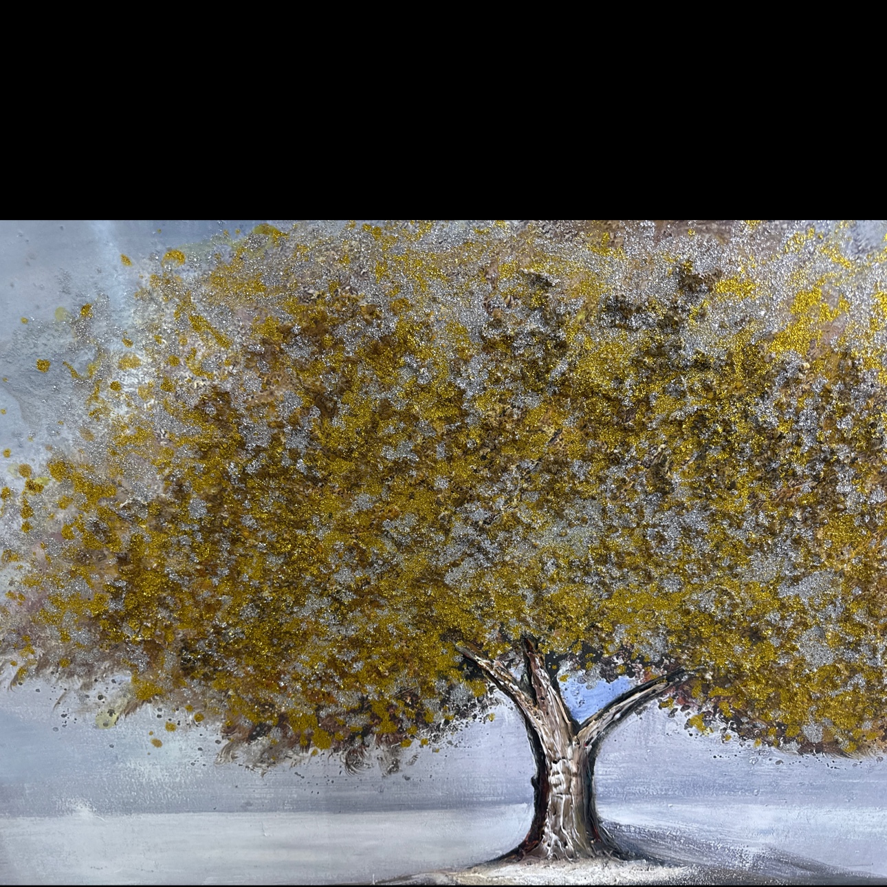 Árbol rico colgante pintura pintura decorativa pintura al óleo fondo hecho a mano pintura decorativa de pared obra de arte personalidad creativa casa, colgante pintura decorativa pintura decorativa pintura decorativa bordado de susu Item Picture