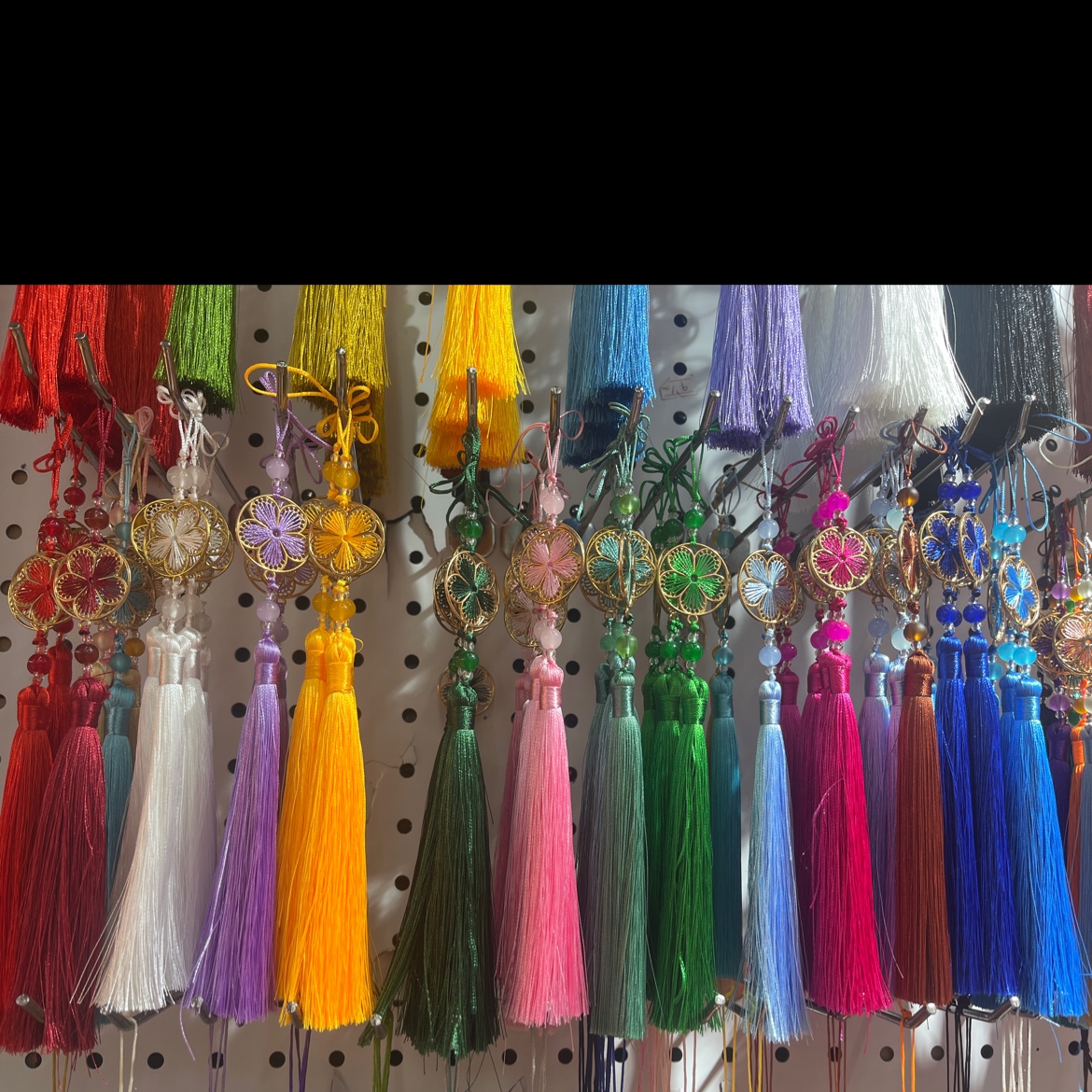 包装礼品盒流苏、儿童古风头饰服装配饰、diy手工香包流苏礼品汽车挂件吊穗产品图