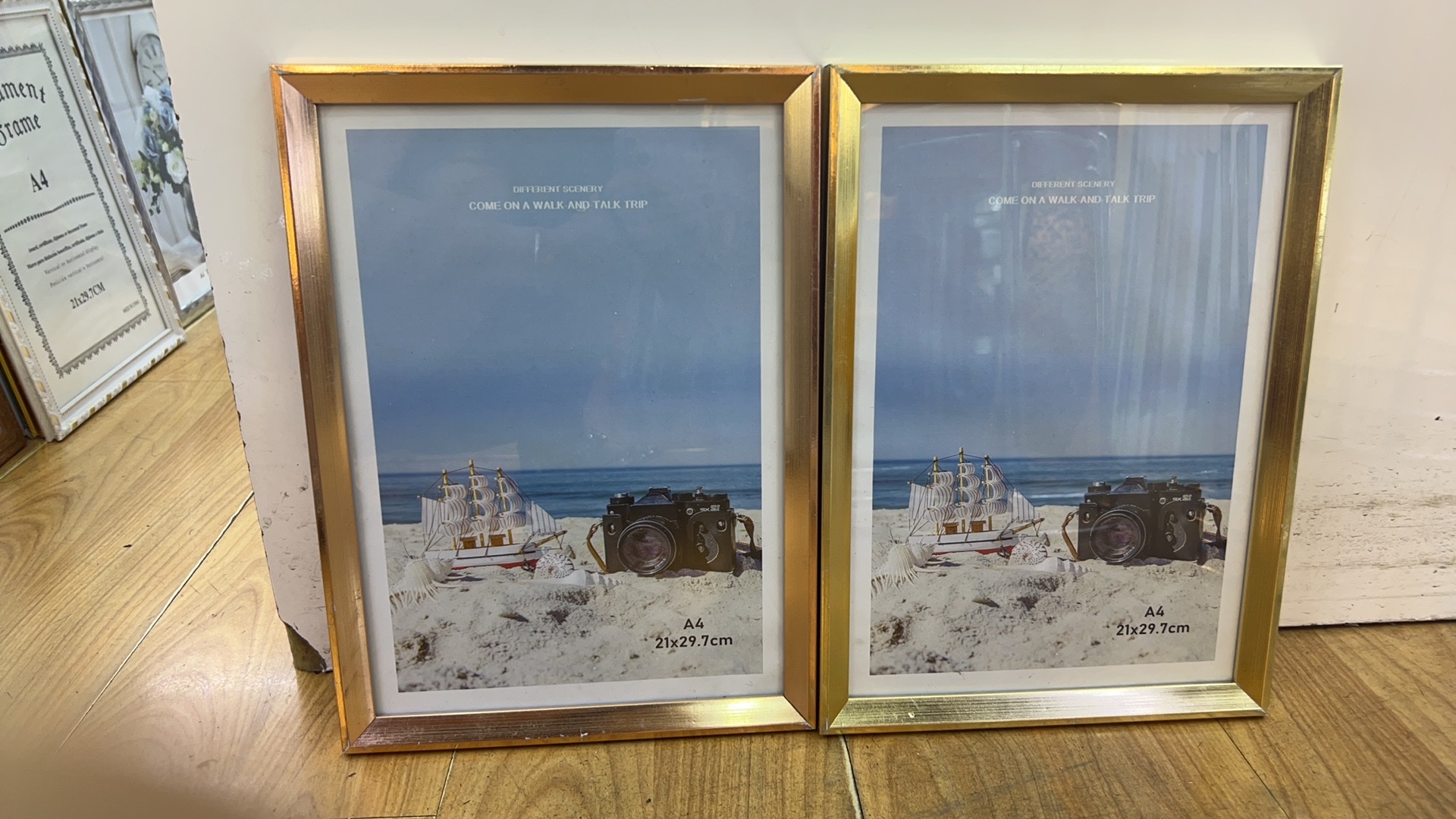 金属蝴蝶标本画框 高档装饰相框像框 个性创意照片墙挂件 家居壁挂艺术品白底实物图