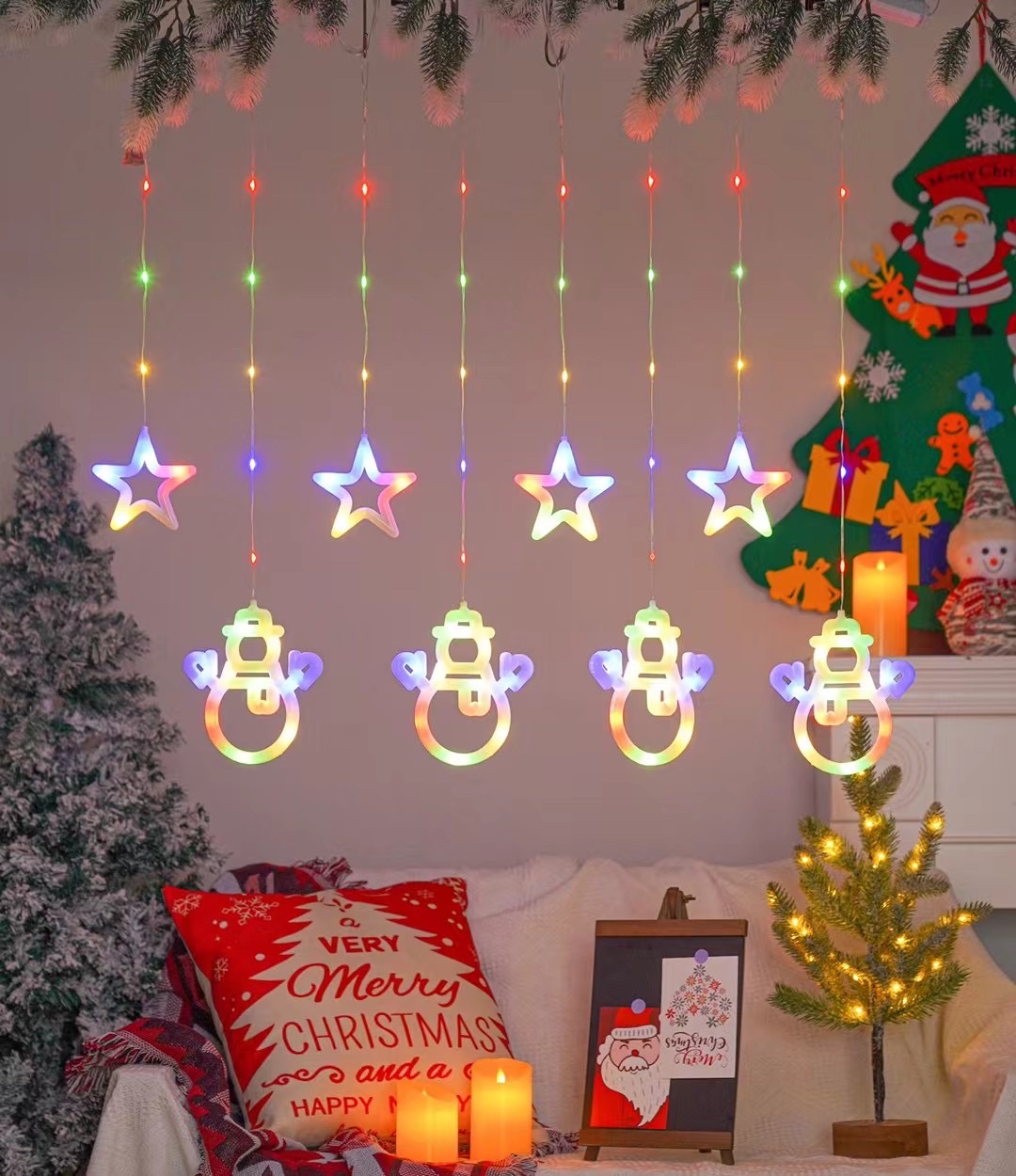 Christmas essential Christmas decoration set, joyous Christmas party decoration supplies for Christmas details Picture