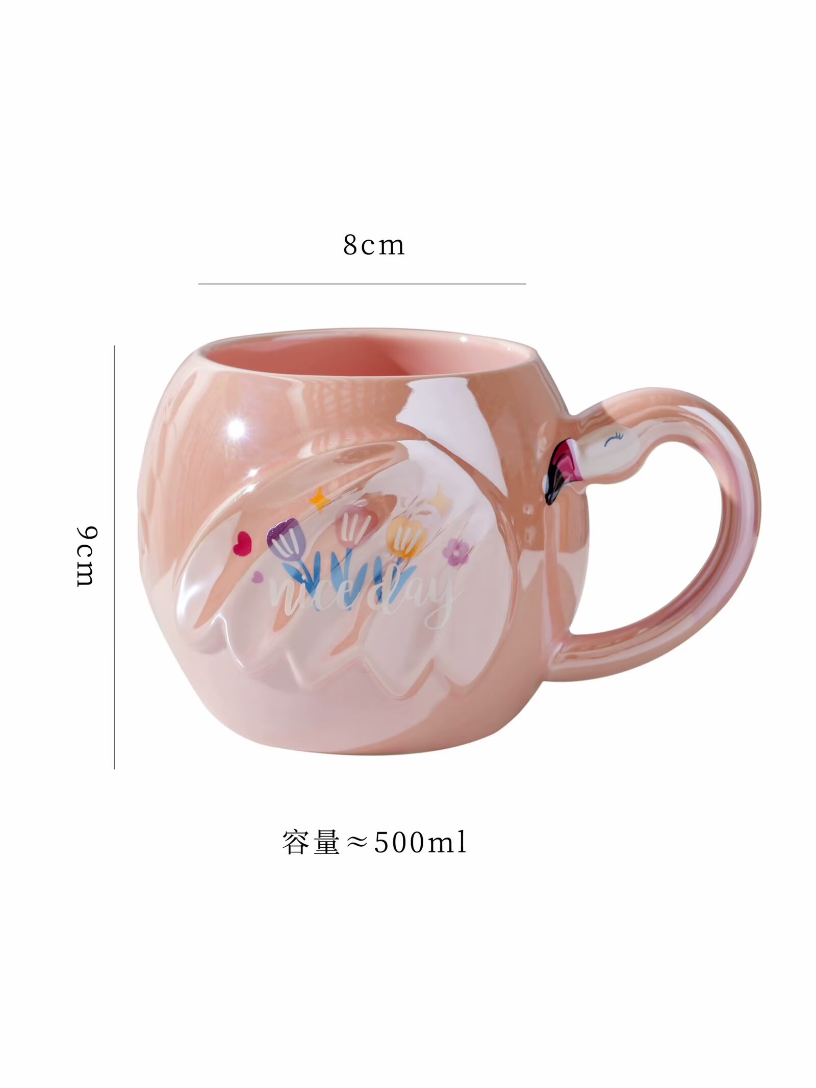 可爱马克杯小众设计感带勺子杯子女生高颜值陶瓷杯新款2024马克杯水杯女新款2024高颜值陶瓷早餐牛奶杯带勺学生可爱详情图9