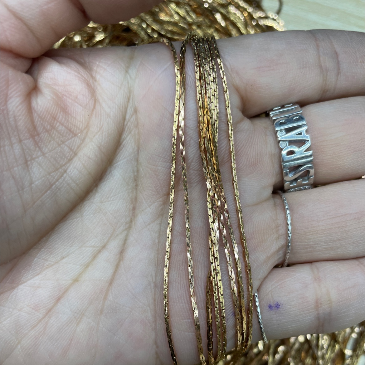 260COB سلسلة خيوط ذهبية، خيوط ذهبية، أسوار، سلاسل نحاسية Specification image