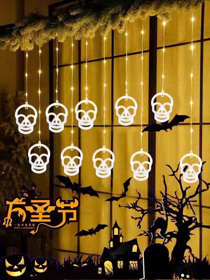 万圣节布置摆件实物图