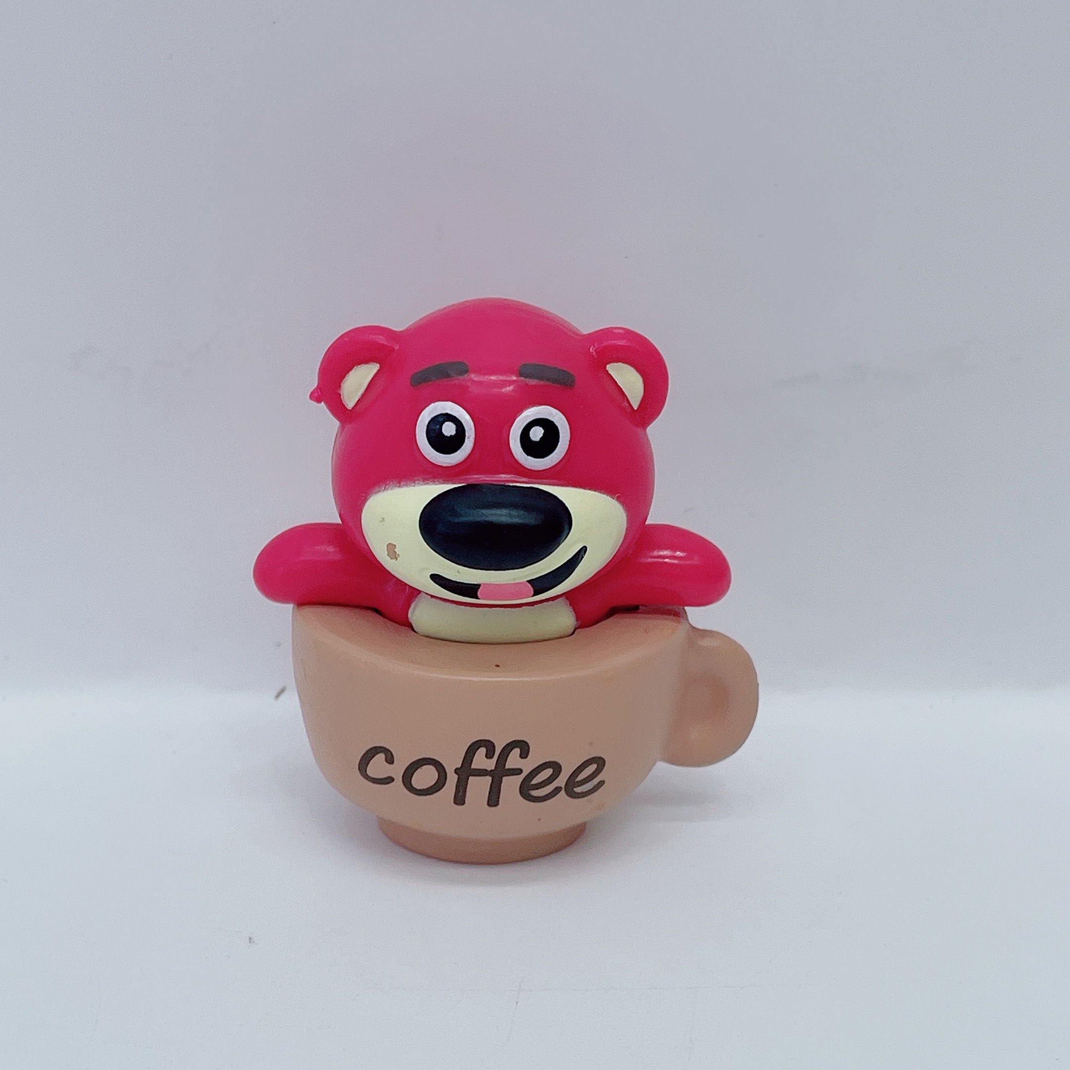 Wholesale of 6 kinds of cute strawberry Bear cartoon figurines, car cake ornaments, schoolbag pendants and gashapon pic 8