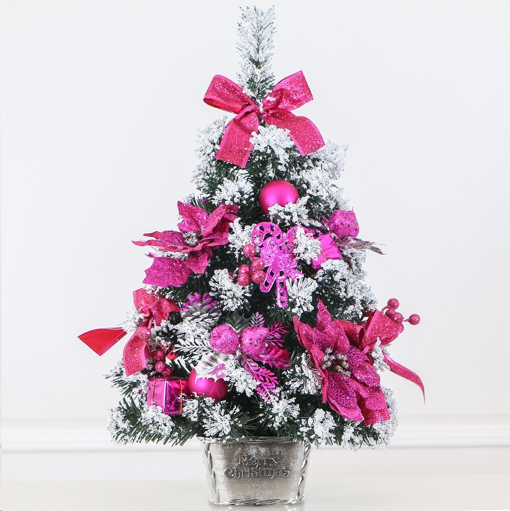 稻草人造型冰箱贴 圣诞装饰品 塑料花盆内置LED光纤花 美观实用家居装饰新品