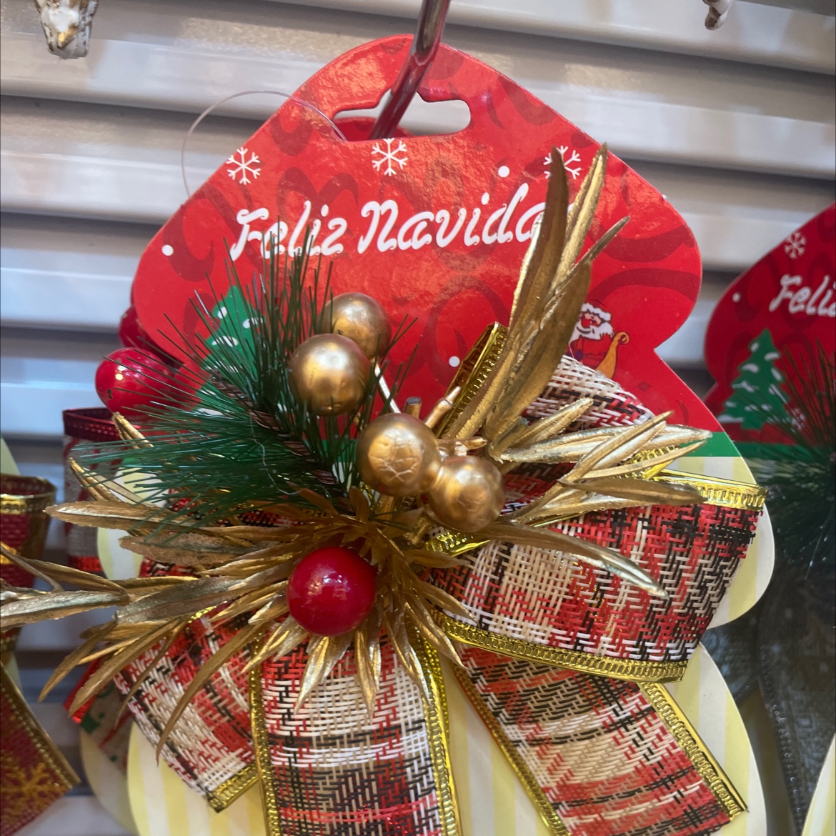 Mobile phone chain, schoolbag pendant, dual-purpose plush pendant, cute cartoon shape, glass pendant, exquisite handcrafted, personalized decorative small item, bow, Christmas product details Picture