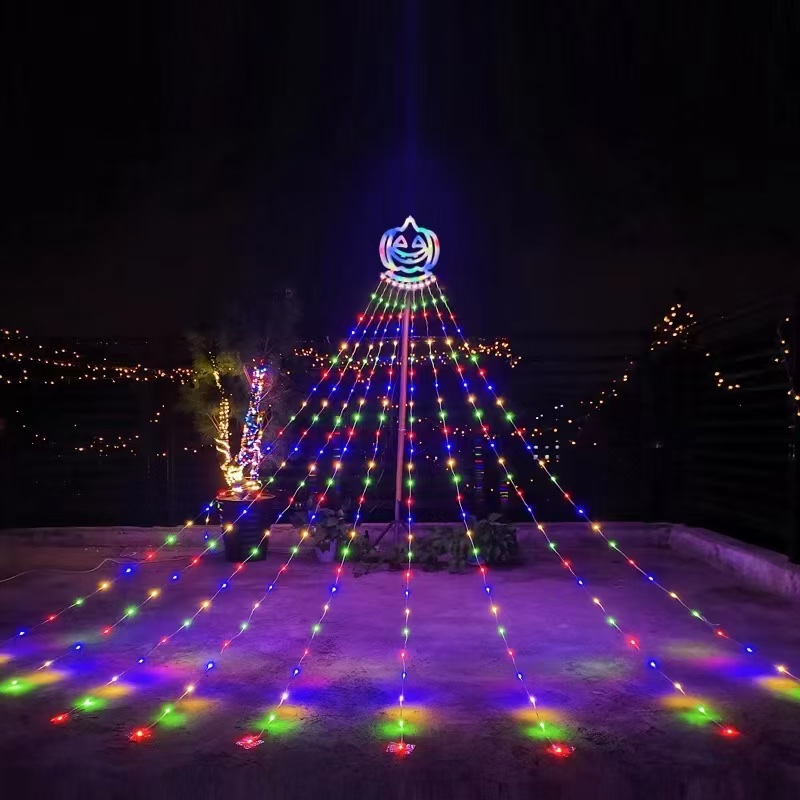室外LED灯串实物图