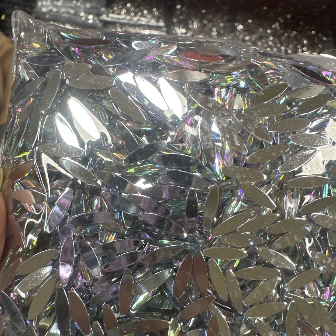 3×11 Long horse eye nail art diamond accessory diy acrylic diamond details Picture