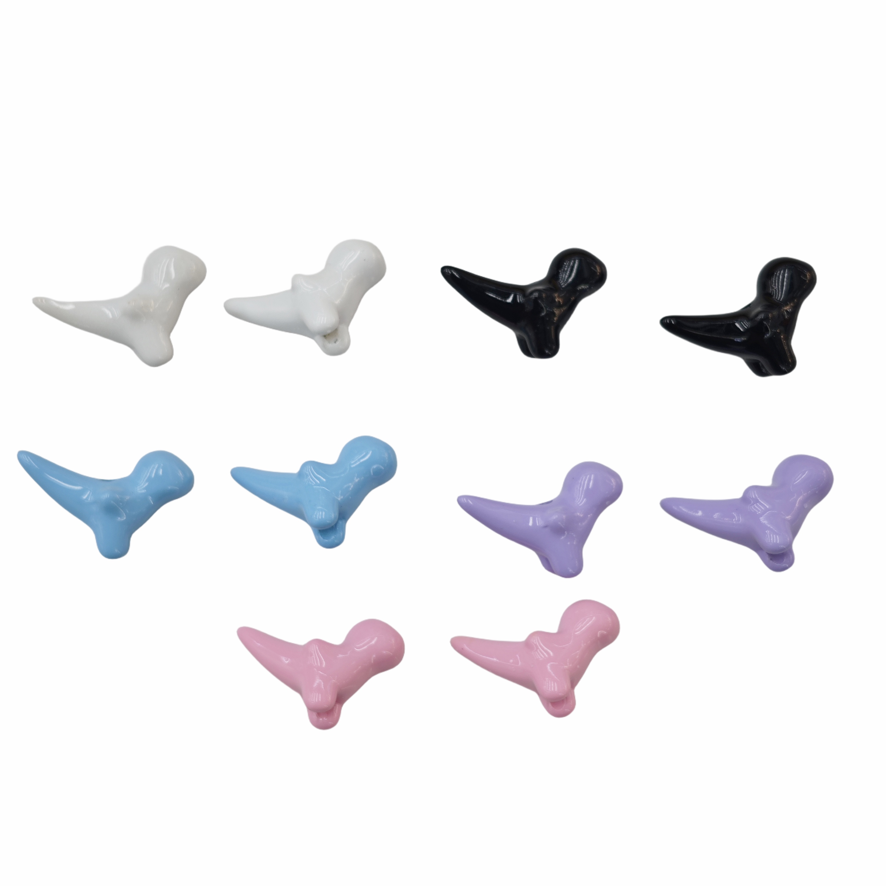 手工DIY饰品配件 亚克力烤漆恐龙大孔串珠笔配件饰品配件详情图1