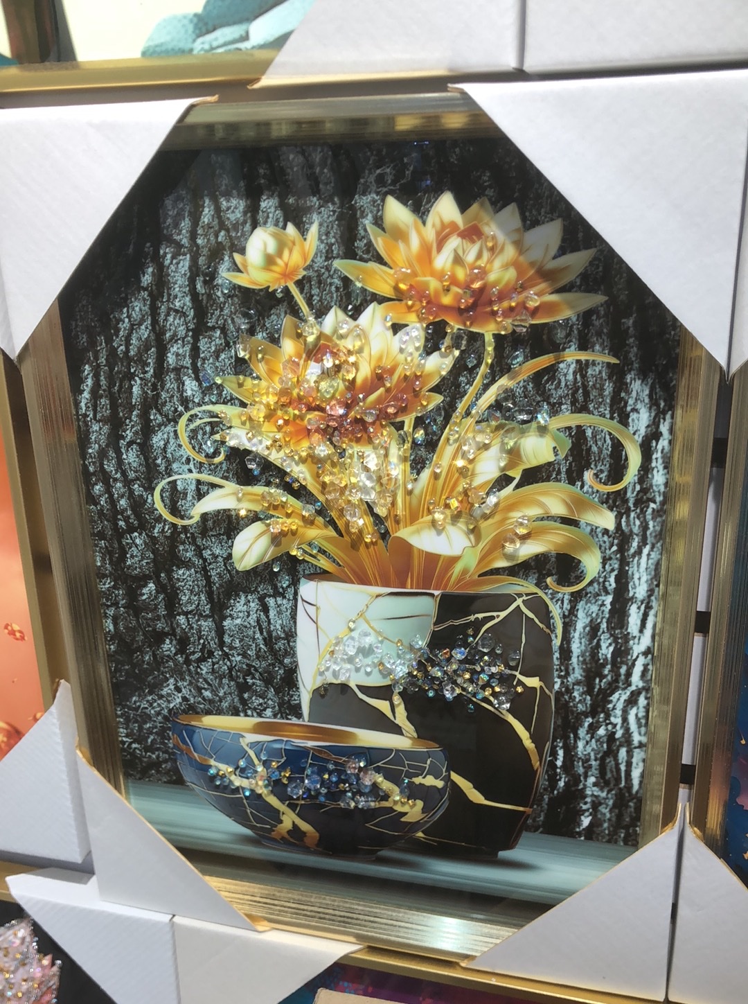 欧洲油画风格挂画装饰画 艺术品收藏 装饰房间墙壁美化家居环境细节图