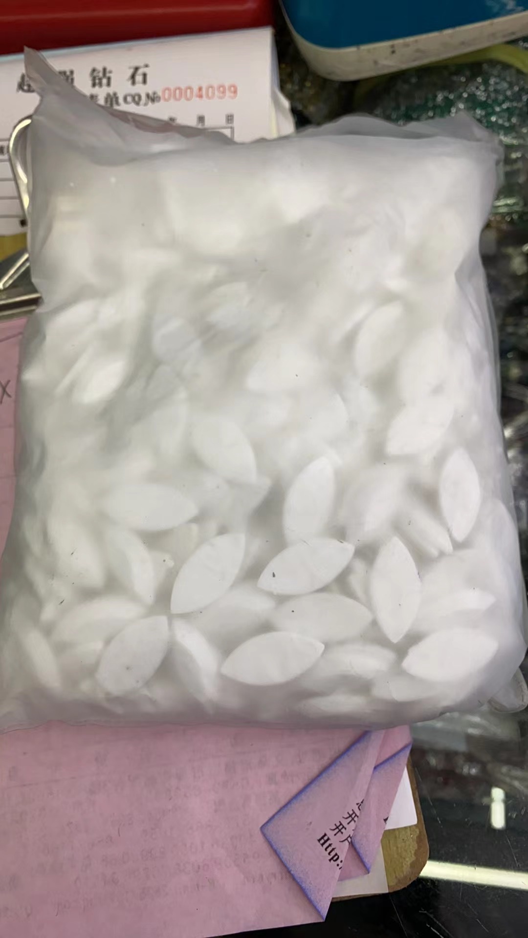 超强亚克力亚克力12*25平马眼钻石配饰配件饰品010详情图3