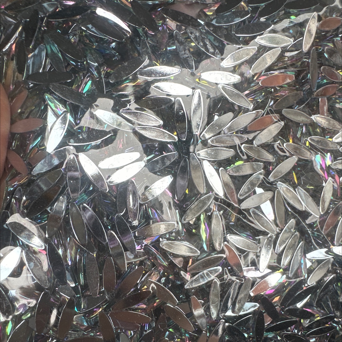 3×11 Long horse eye nail art diamond accessory diy acrylic diamond Specification image