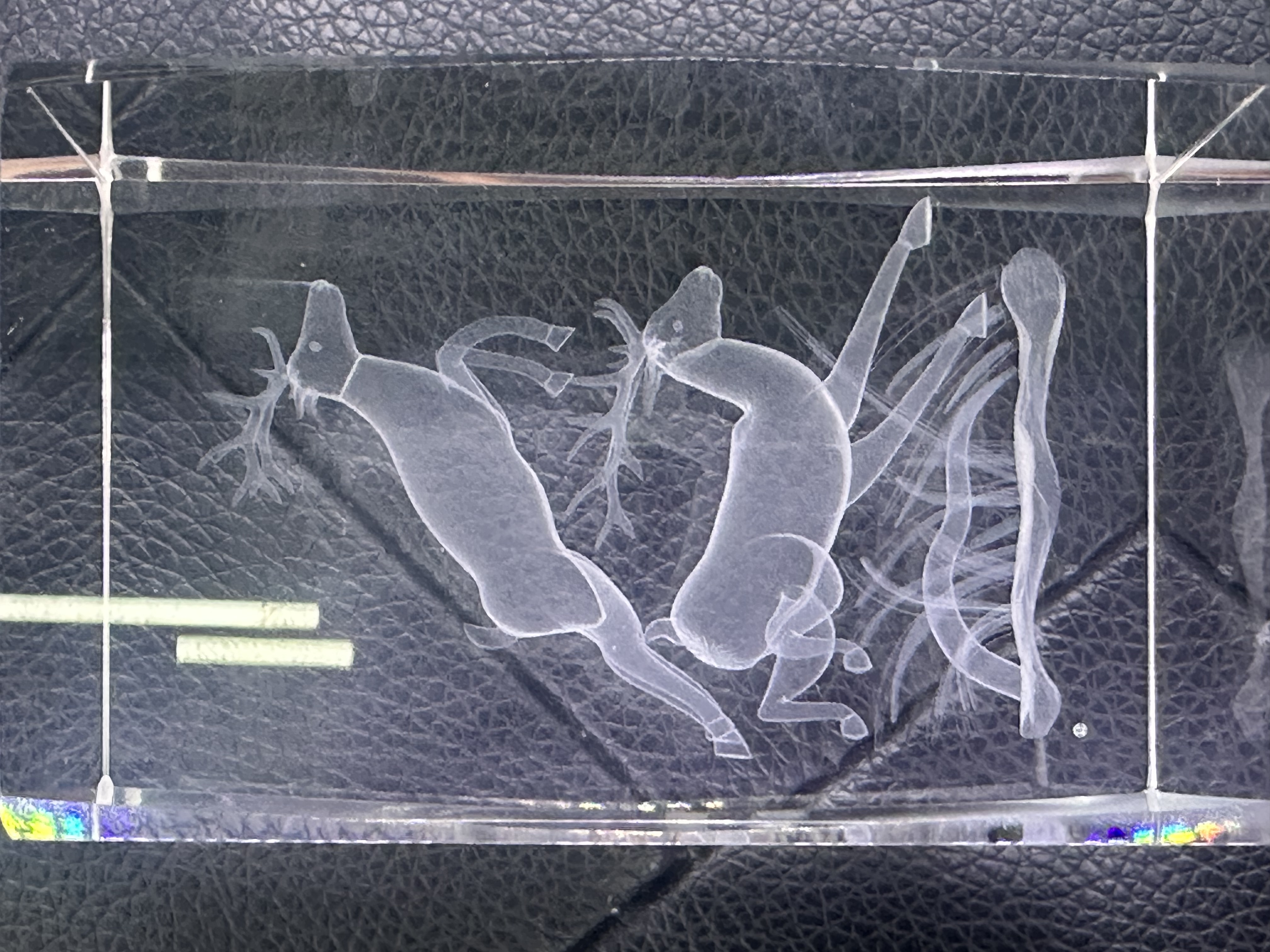 水晶内雕摆件工艺品灯光底座详情图3