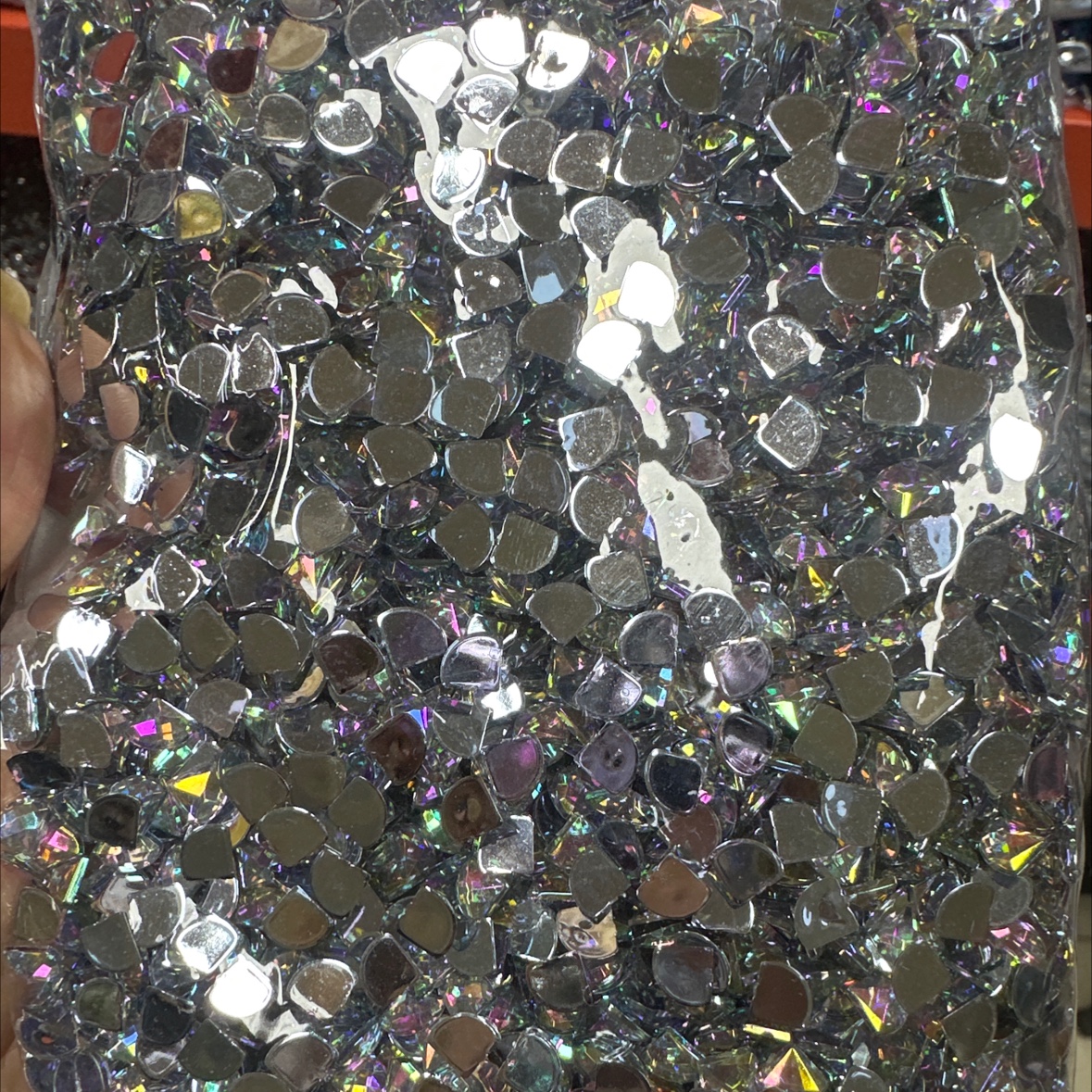 diy small diamond-shaped nail art diamond accessory, acrylic diamond ingot type Item Picture