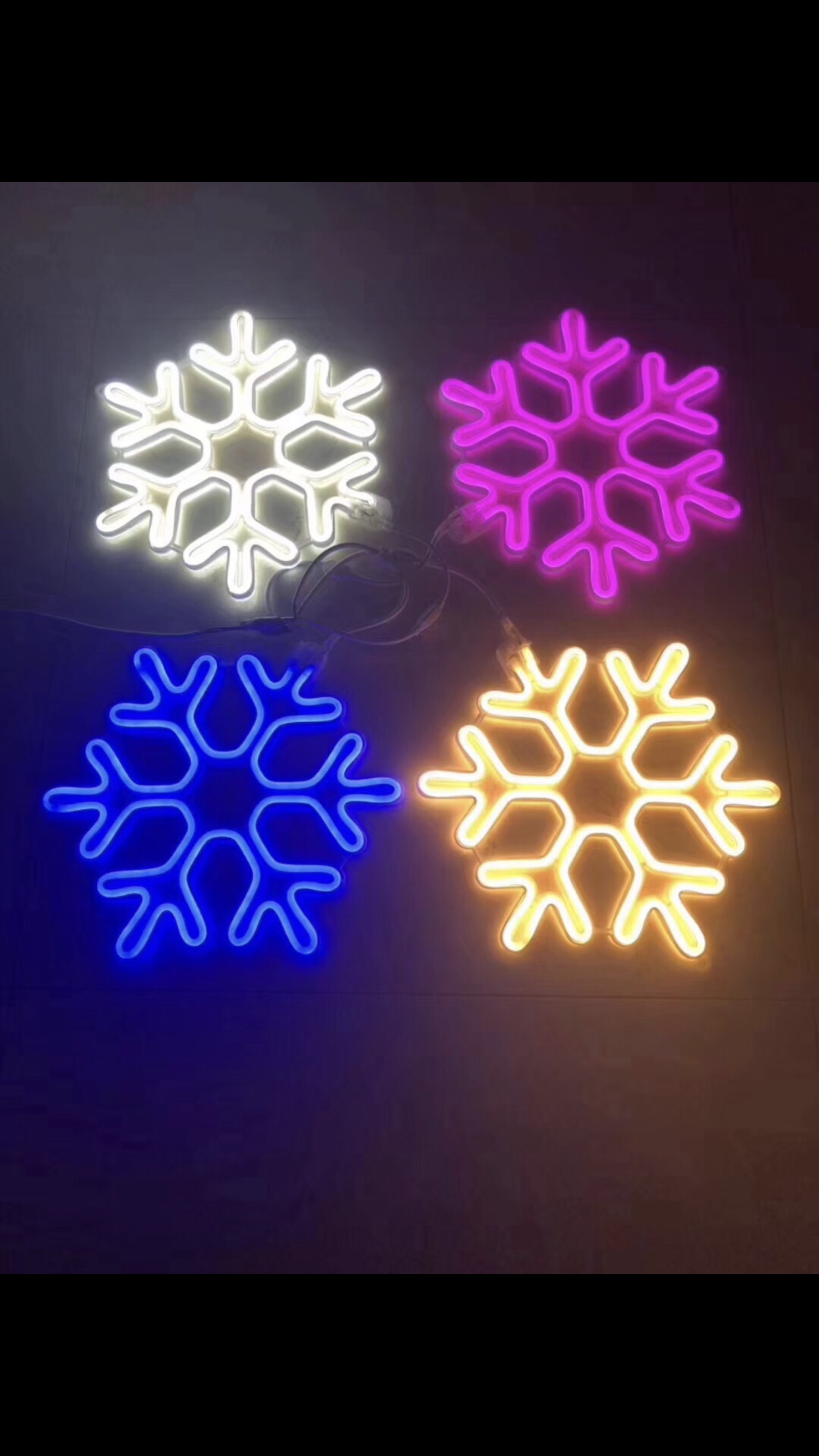 40厘米柔性雪花