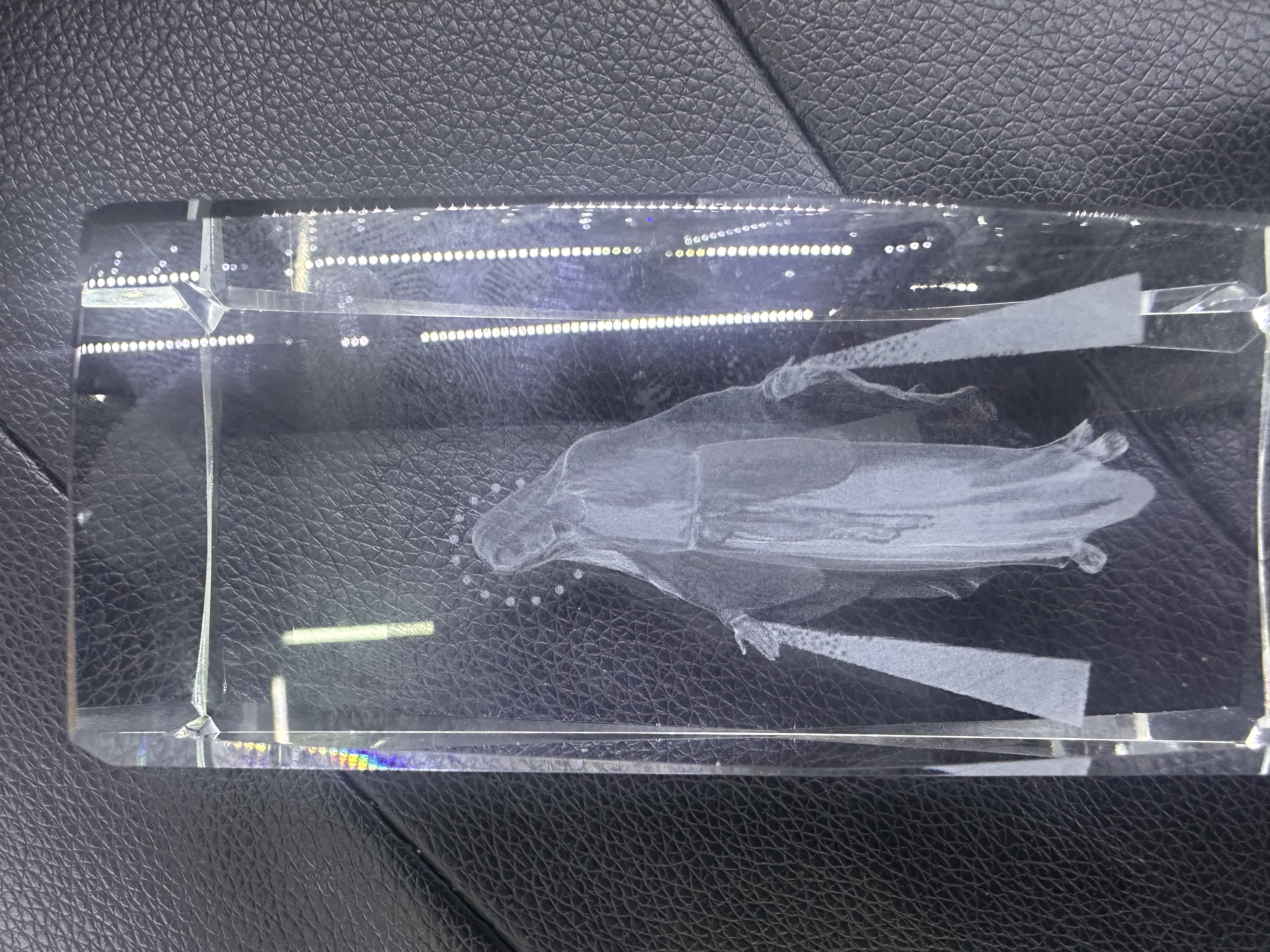 水晶内雕摆件工艺品灯光底座详情图6