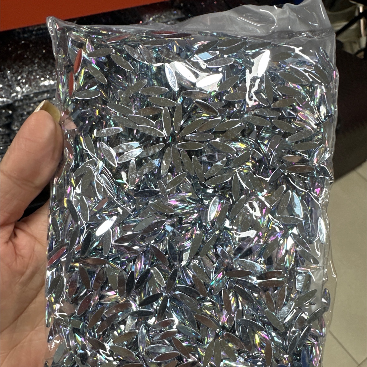 3×11 Long horse eye nail art diamond accessory diy acrylic diamond Item Picture