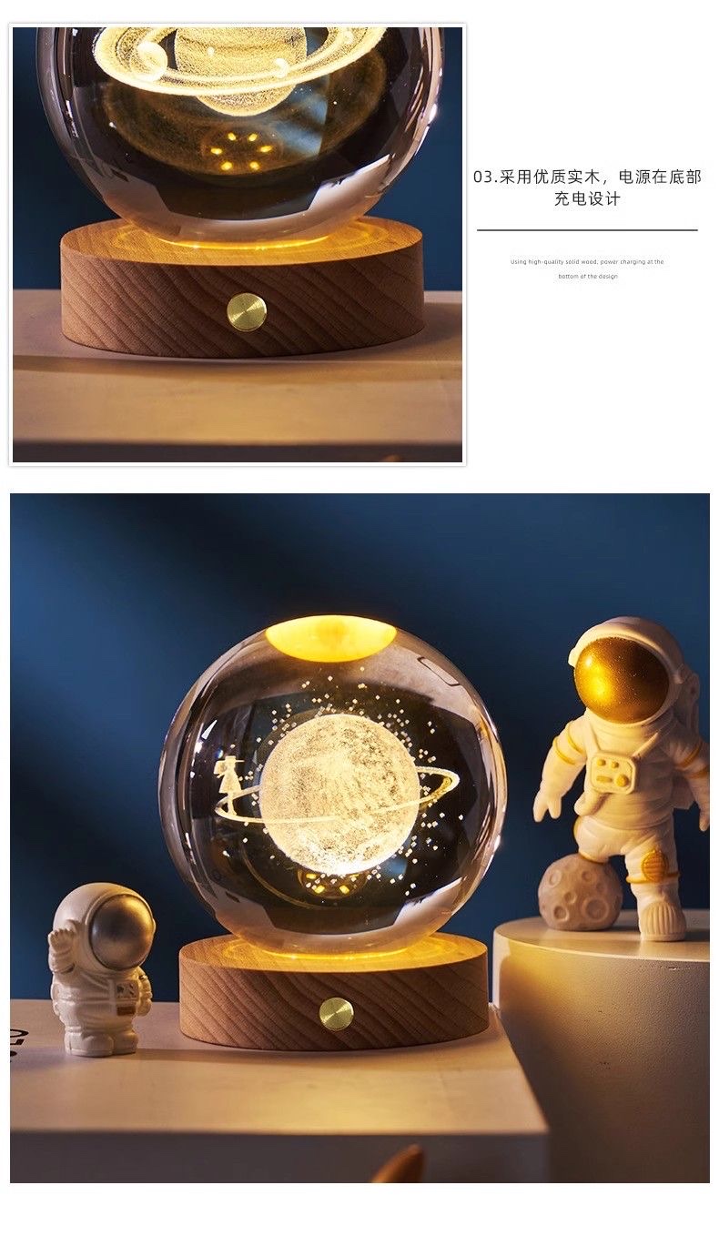 圣诞水晶球水晶树摆件 K9水晶家居装饰创意摆件 精美礼品桌面装饰详情图11