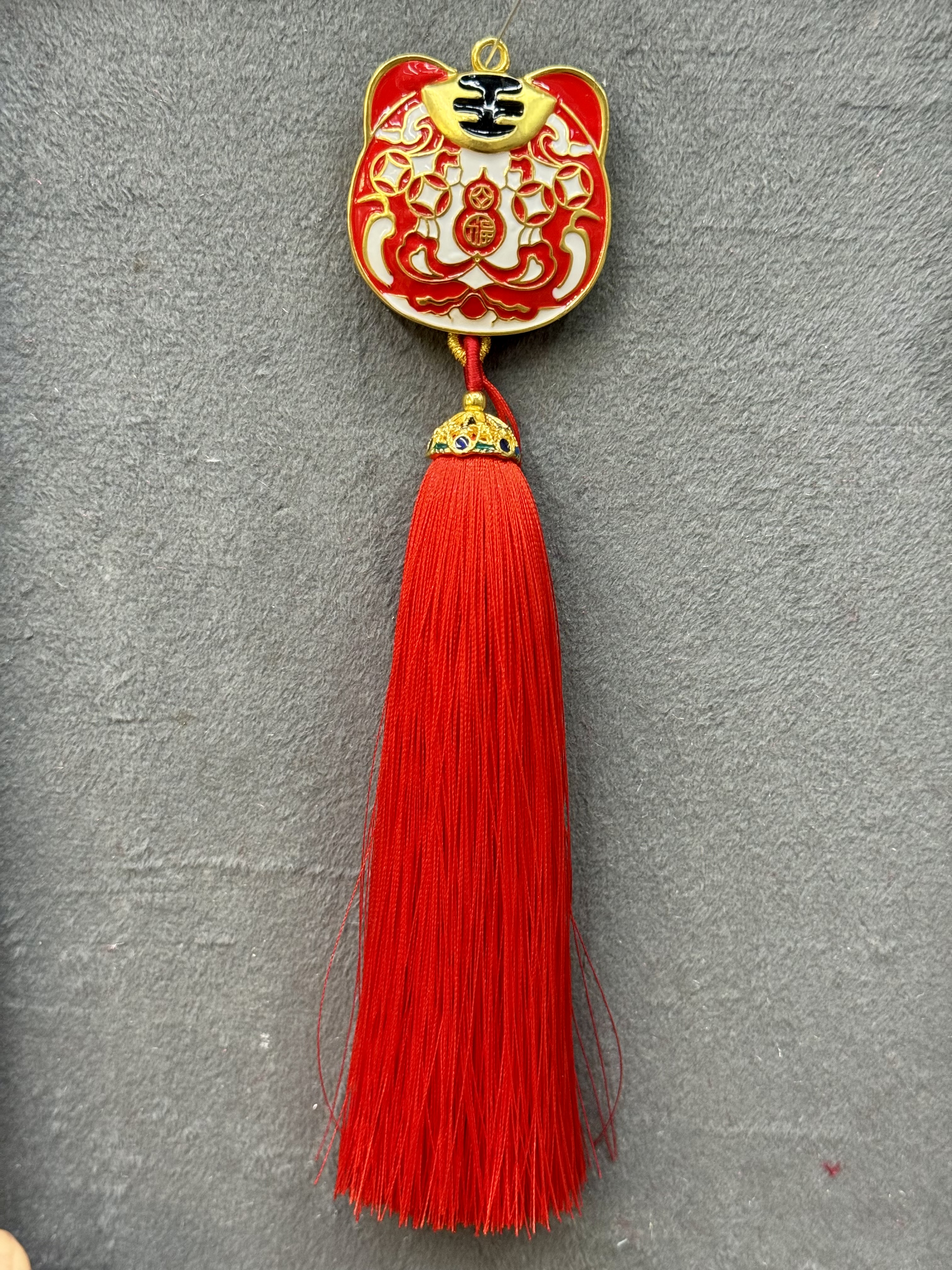 diy Independent packaging cross-border bestseller cactus woven keychain Specification image