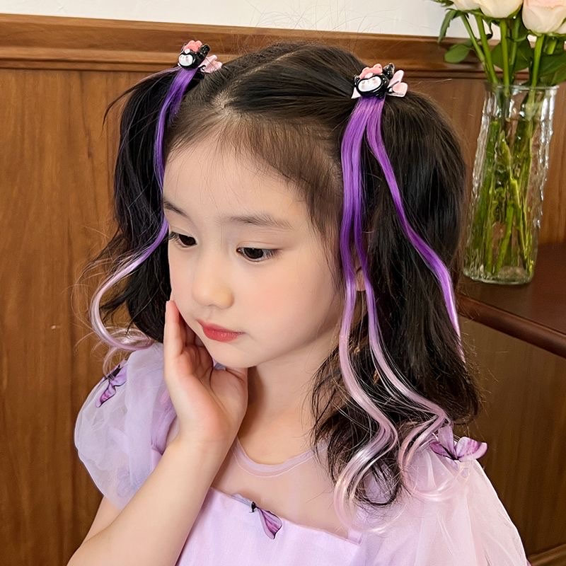儿童可爱库洛米卡通发夹女童飘带发饰蝴蝶结发卡女孩公主宝宝头饰发夹女童夏季可爱