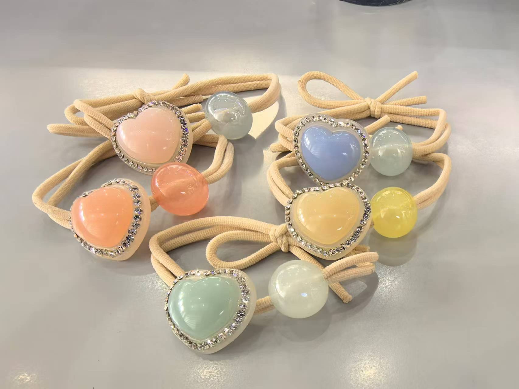 Colorful hair tying wonder, hair accessory, hair tie, hair loop, hair tie set, Korean version, simple and durable, elastic and seamless, ladies' hair tie and hair accessory