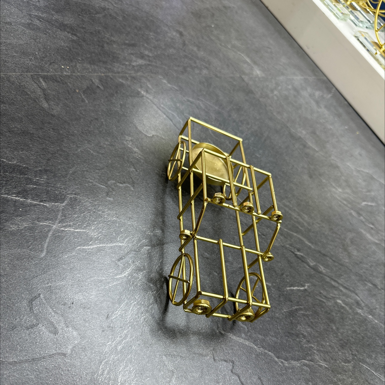 皮卡烛台可以放茶盒不同颜色的香薰铜钱细节图