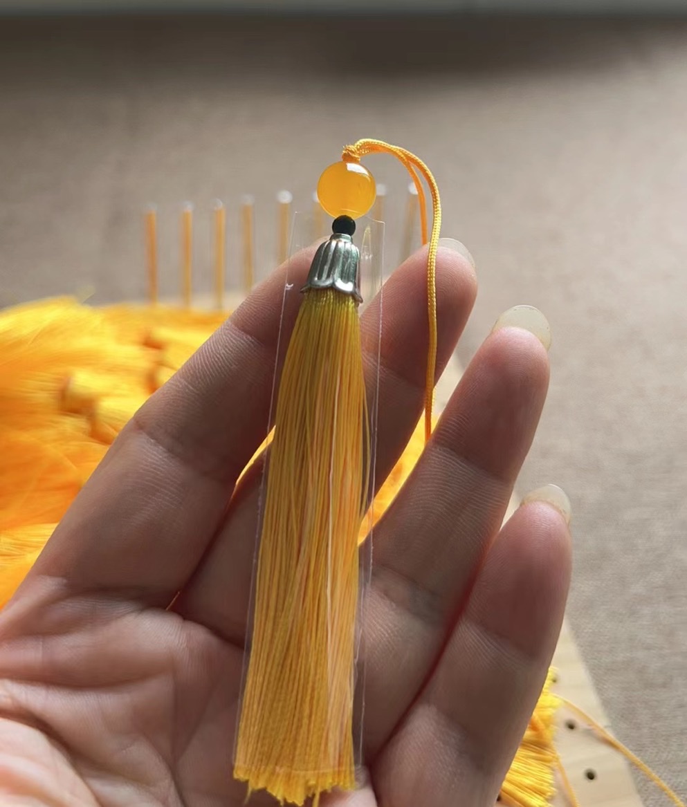 铁帽珠子流苏中国风饰品吊穗闭口珠子吊穗挂件挂件书包挂件手机链小挂件挂件毛绒挂件细节图